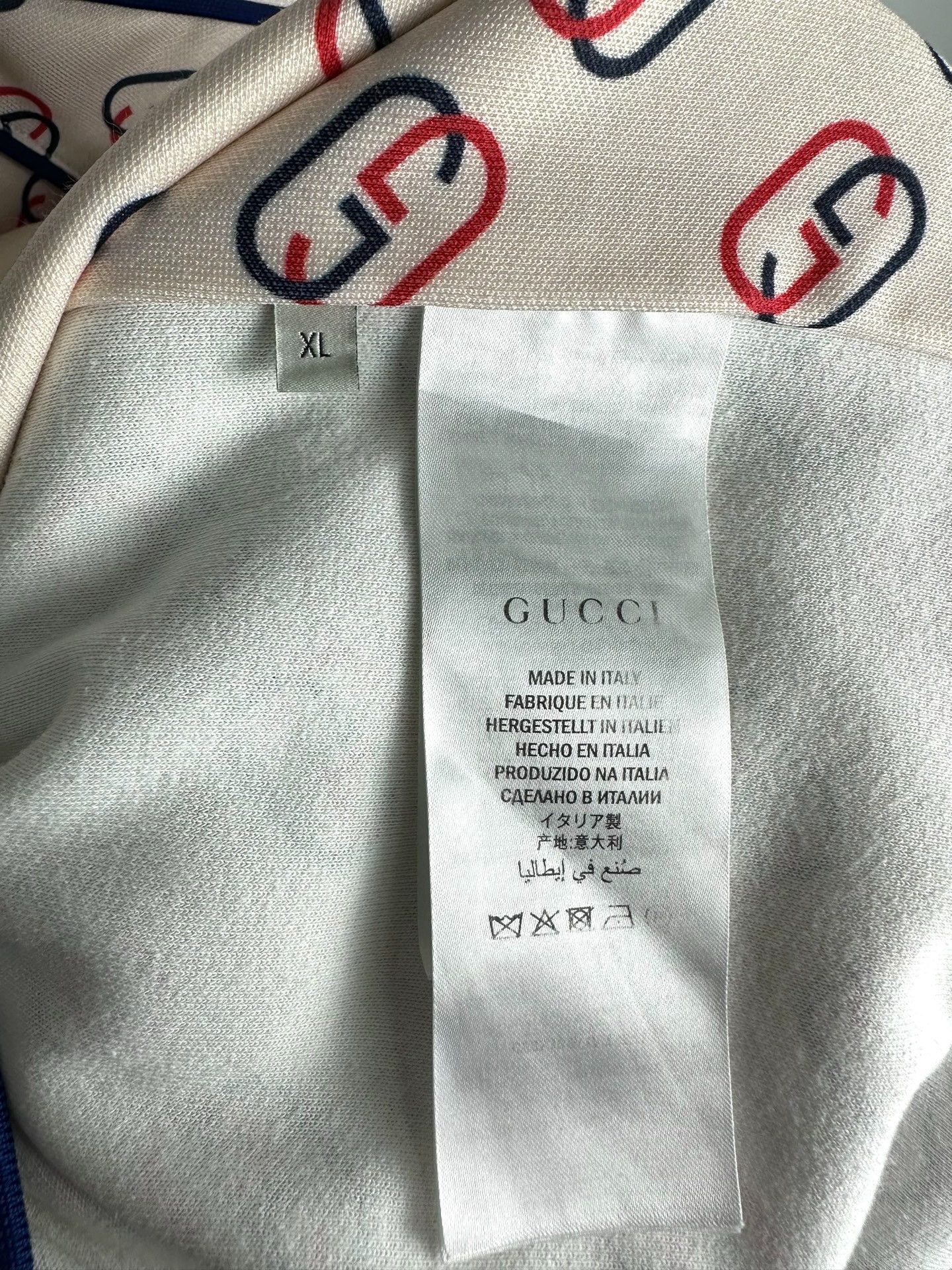 Gucci Gucci blue and red interlocking paperback logo jacket Size US XL / EU 56 / 4 - 4 Thumbnail