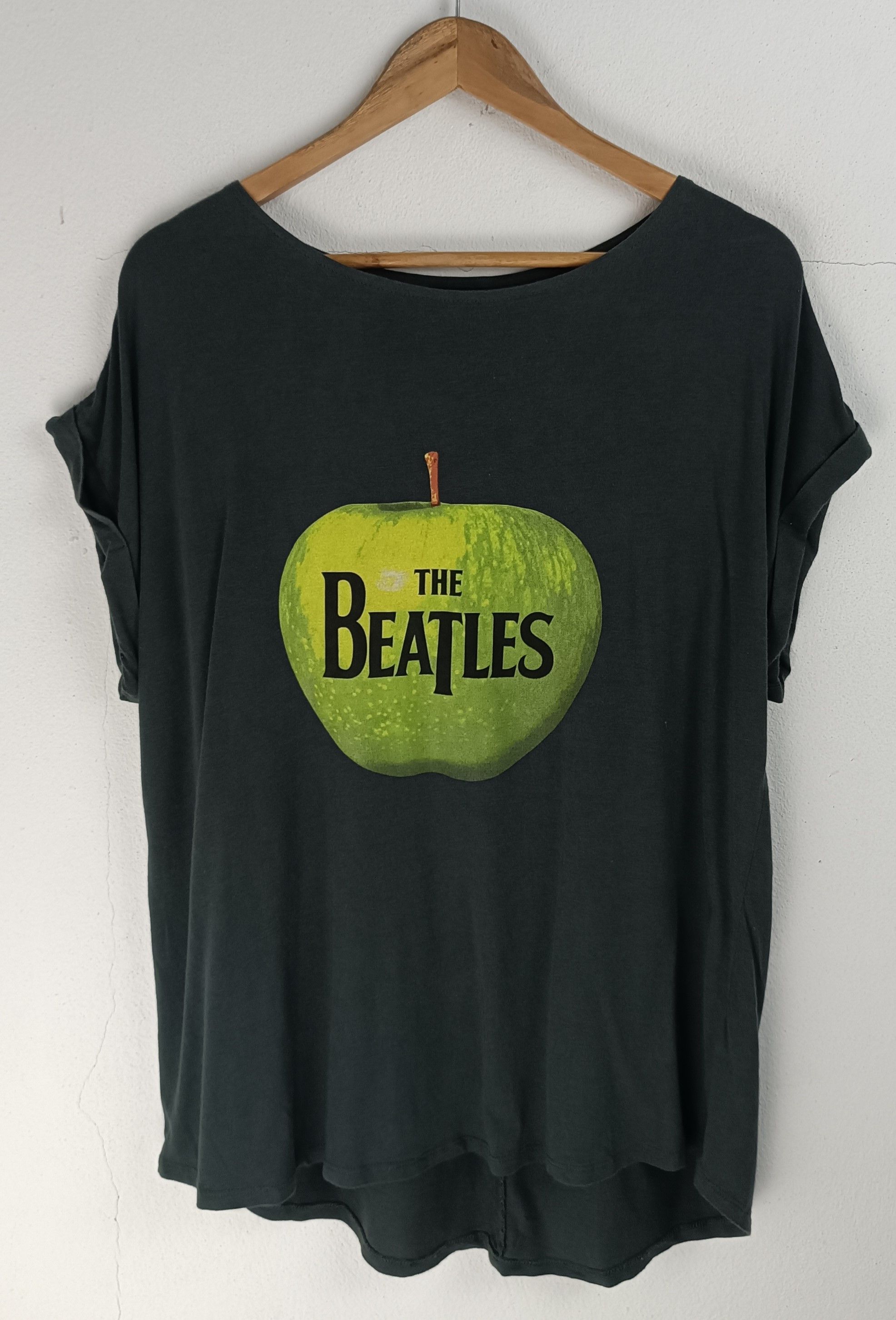 Vintage VINTAGE THE BEATLES APPLE RECORDS BACK BUTTON VERY RARE TEE Size L / US 10 / IT 46 - 3 Thumbnail