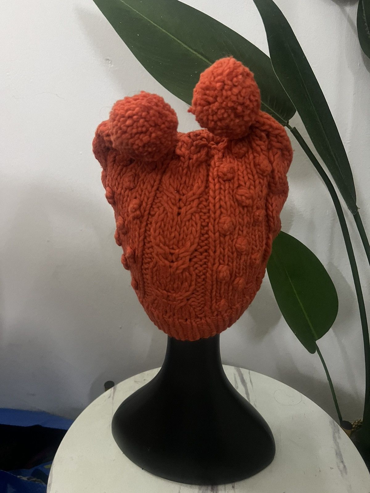 Comme des Garcons × Japanese Brand × Vintage EAGLE HORN WOOL BEANIE HAT Size ONE SIZE - 7 Thumbnail