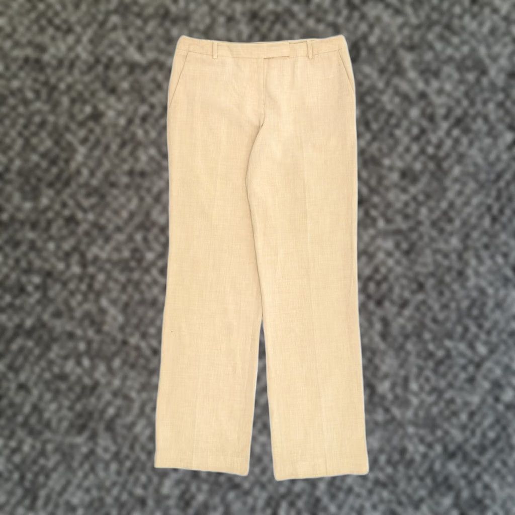 Calvin Klein CALVIN KLEIN Womens Straight Suit Trousers Medium W32 L32 Beige US 6 Size 32" / US 10 / IT 46 - 1 Thumbnail