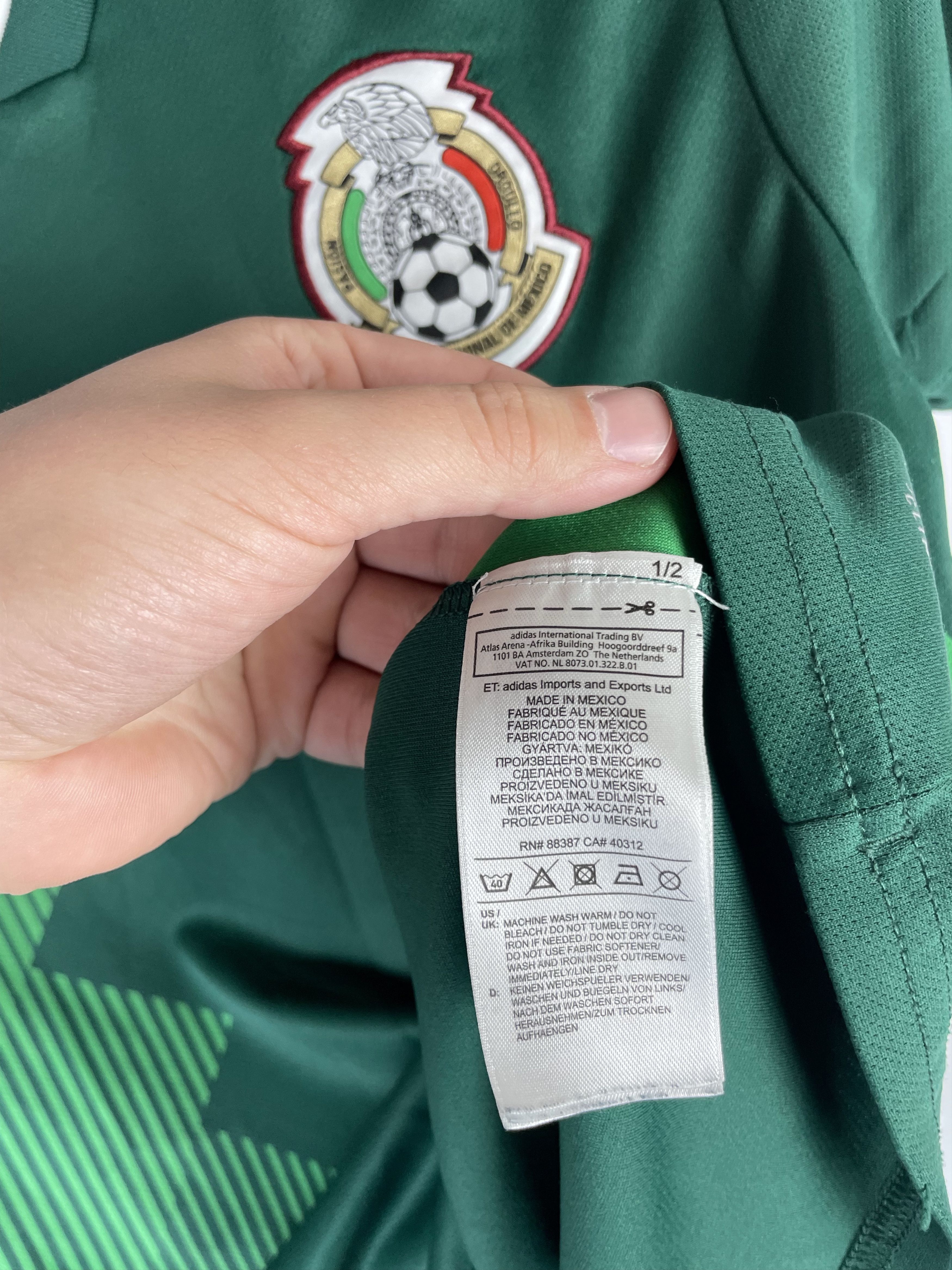 Adidas Adidas Mexico jersey Size US S / EU 44-46 / 1 - 6 Thumbnail