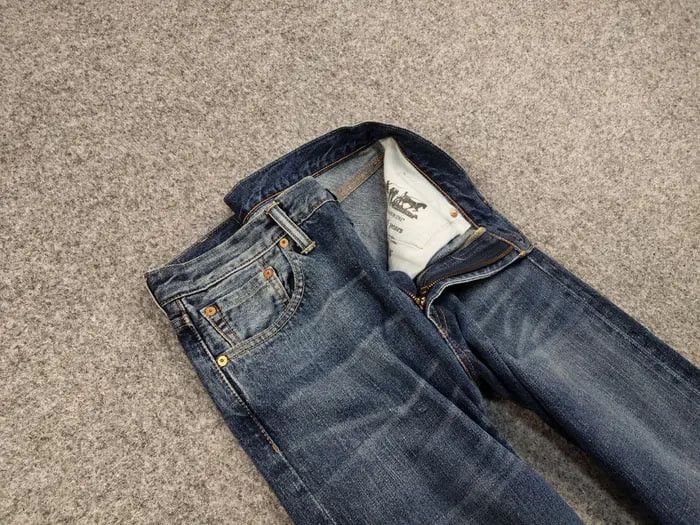 Levi's Vintage levis USA 508 Selvedge Faded Blue Denim Jeans Size US 33 - 13 Thumbnail