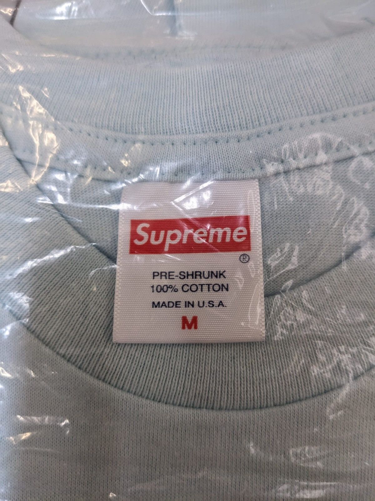 Supreme FW17 SUPREME NAS TEE LIGHT BLUE M MEDIUM 2017 Size US M / EU 48-50 / 2 - 4 Thumbnail