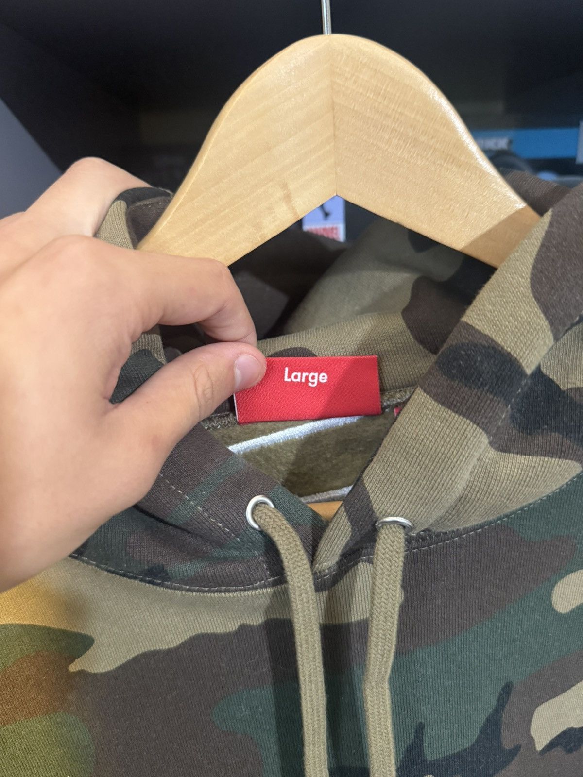 Supreme Supreme Woodland Camo Applique Hoodie Size US L / EU 52-54 / 3 - 4 Thumbnail