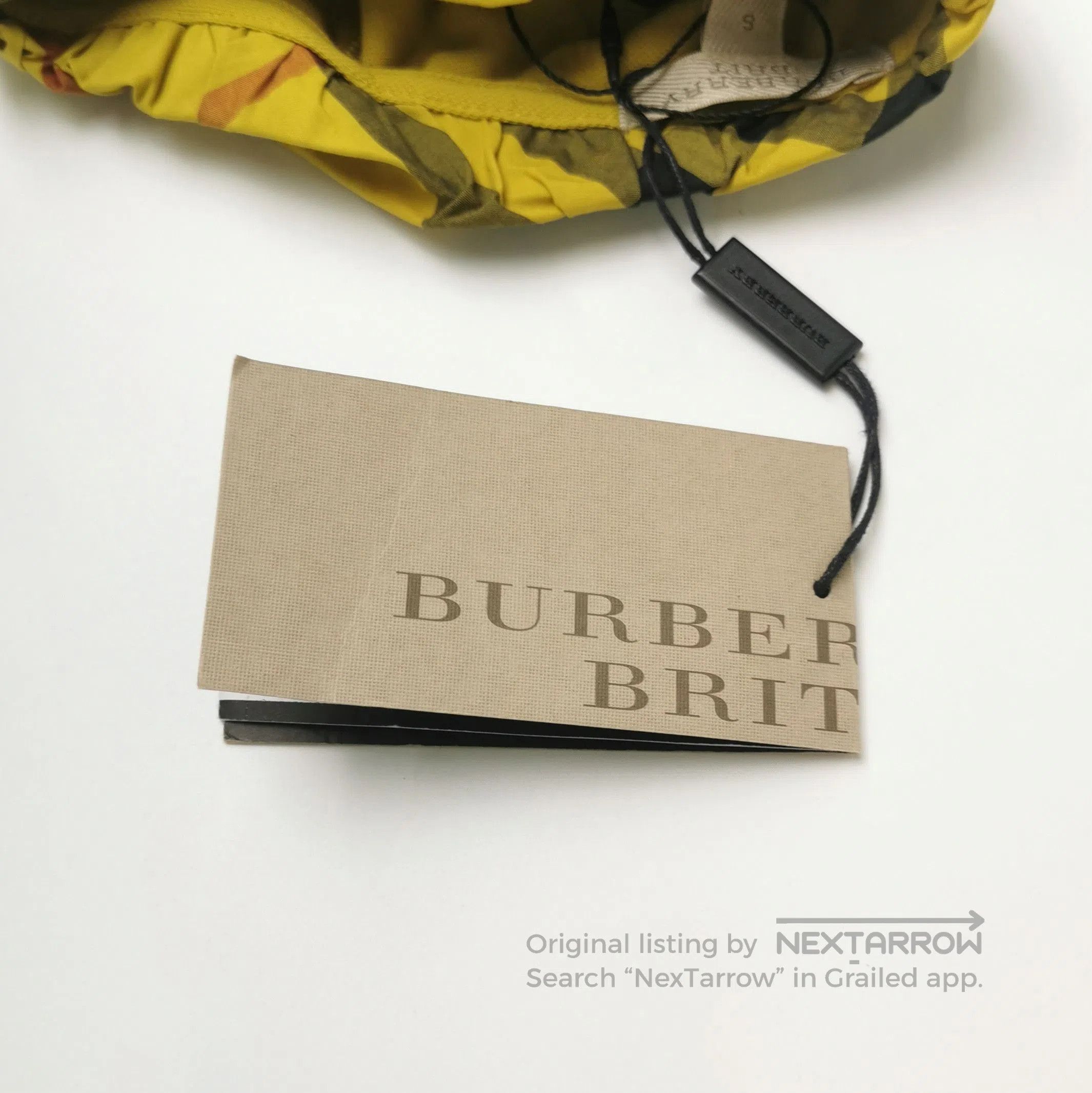 Burberry Burberry Brit Yellow Cotton Polo with Logo . Size US S / EU 44-46 / 1 - 2 Thumbnail