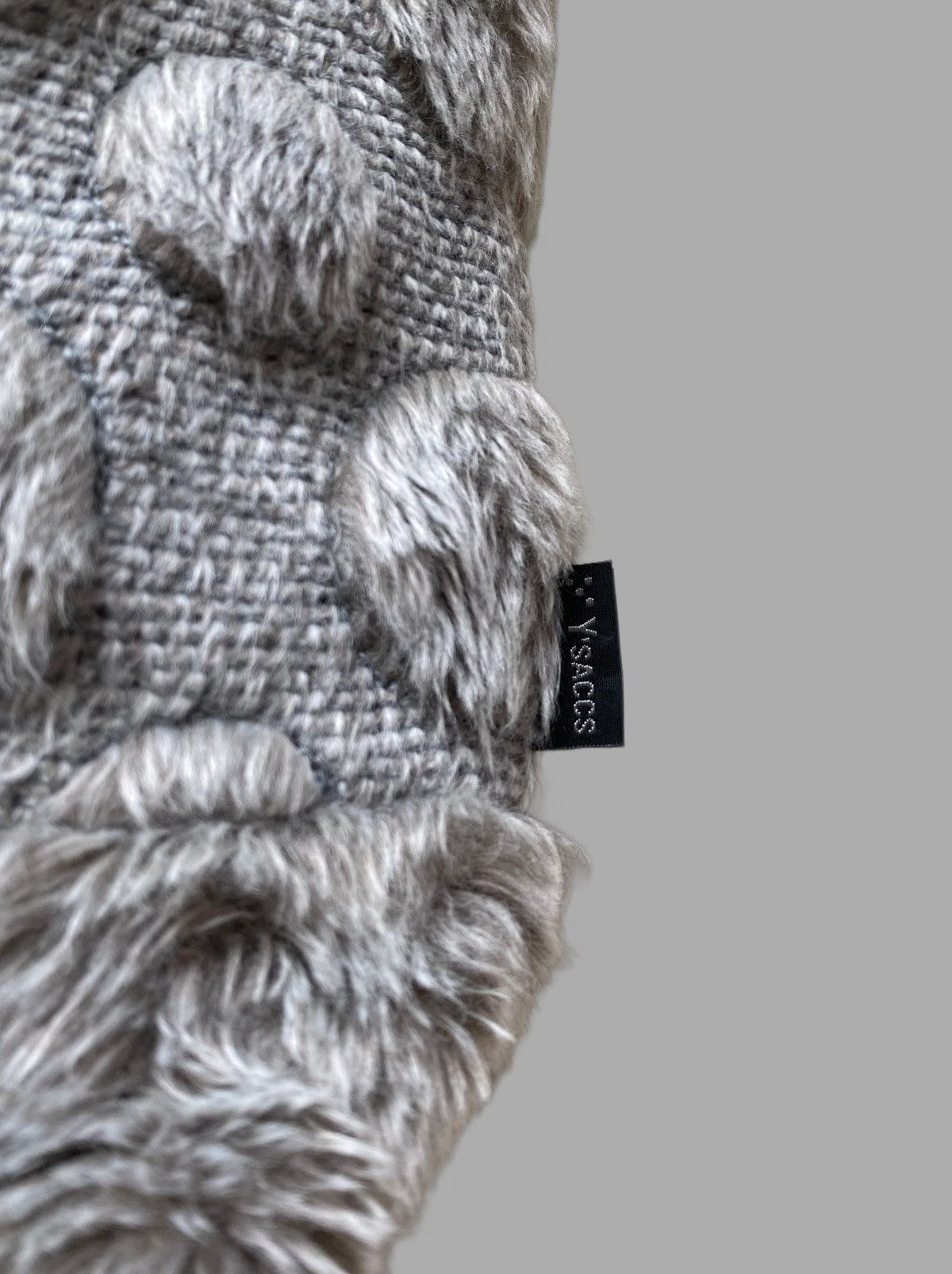 Yohji Yamamoto Yohji Yamamoto “Ysaccs” Fuzzy Textured Faux Fur Dot Bag Size ONE SIZE - 3 Thumbnail