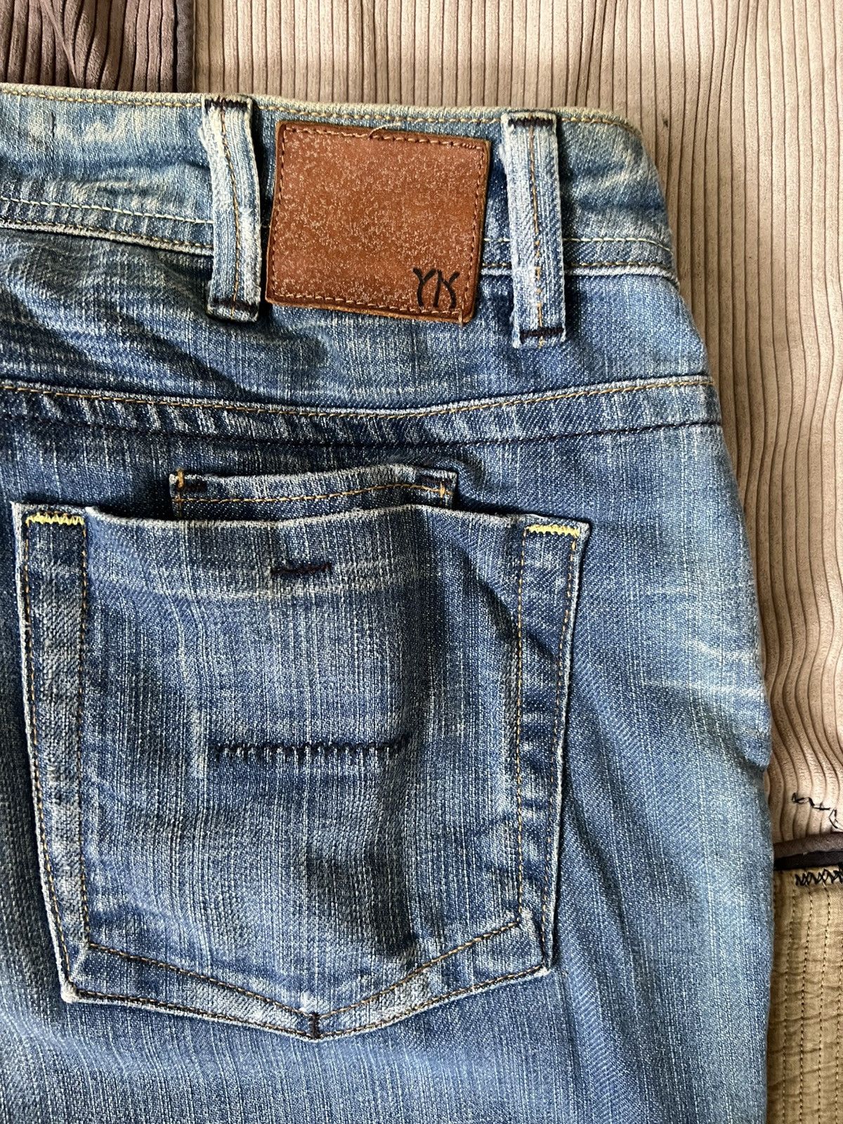 Vintage Vintage Yanuk Flared Jeans Distressed Size US 32 / EU 48 - 7 Thumbnail