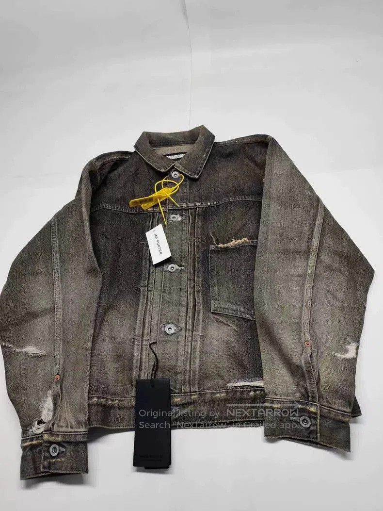 Neighborhood NEIGHBORHOOD SAVAGE DENIM TYPE-1 Jacket. Size US M / EU 48-50 / 2 - 1 Thumbnail