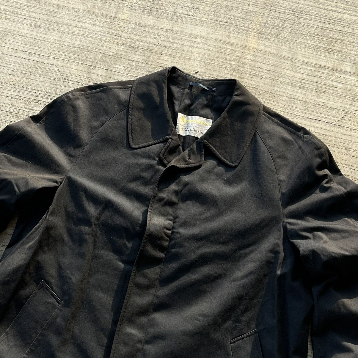 Aquascutum × Vintage Aquascutum for P.G Leschka&Co Wien Vintage Coat Jaclet Size US XL / EU 56 / 4 - 2 Thumbnail