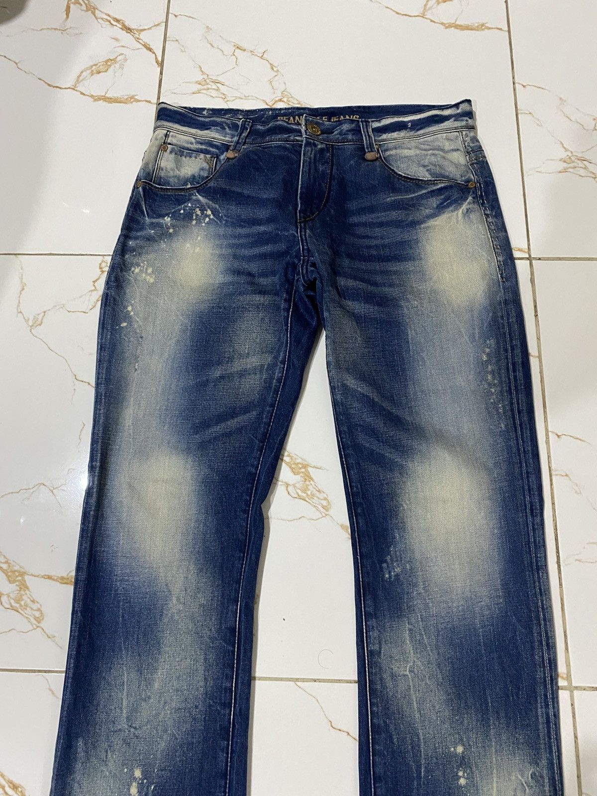 If Six Was Nine × Japanese Brand × Le Grande Bleu (L.G.B.) Rare Bean Pole Flare wided jeans Size US 33 - 2 Thumbnail