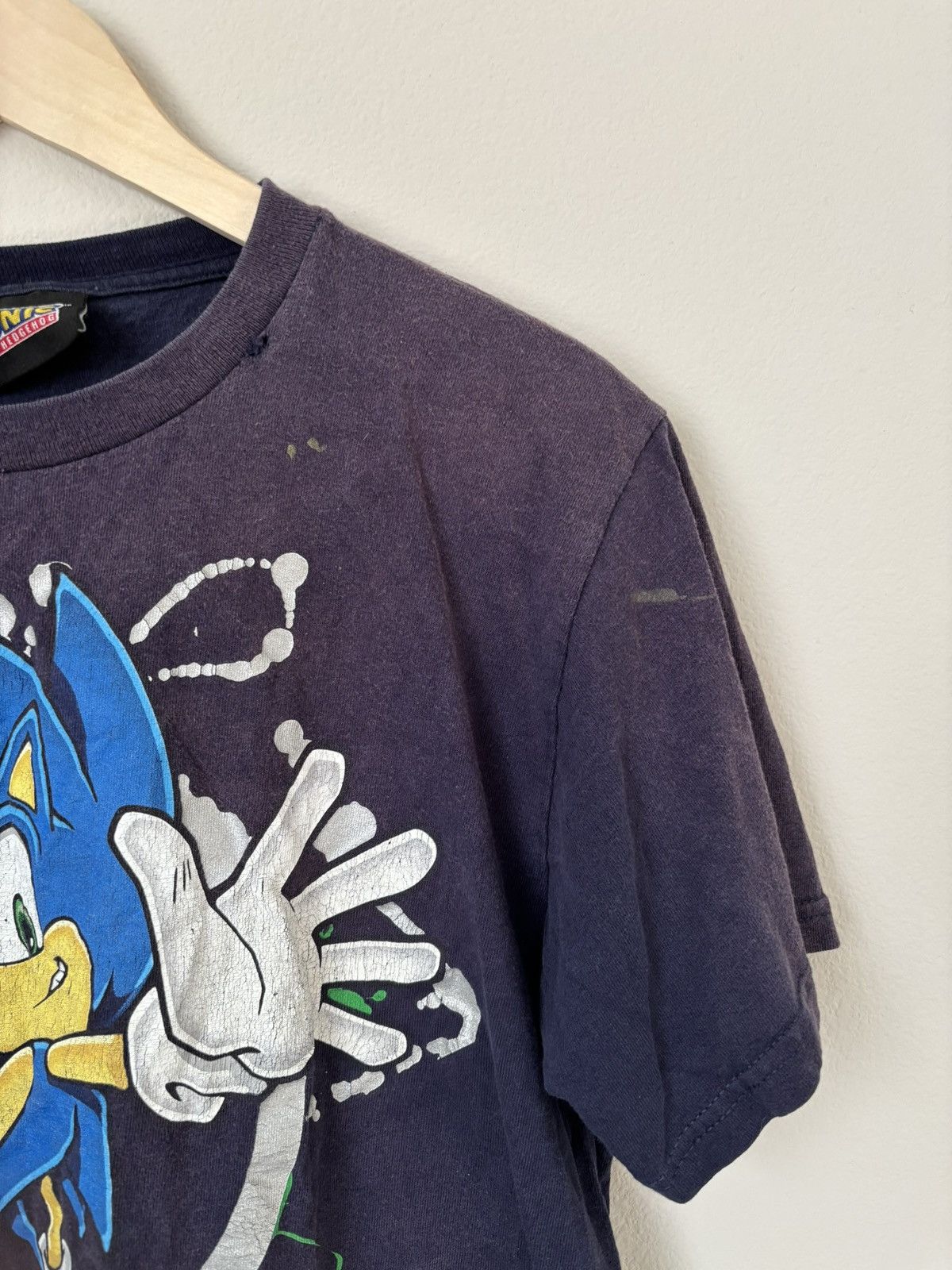 Vintage Vintage Sonic the Hedgehog T Shirt Size US S / EU 44-46 / 1 - 6 Thumbnail