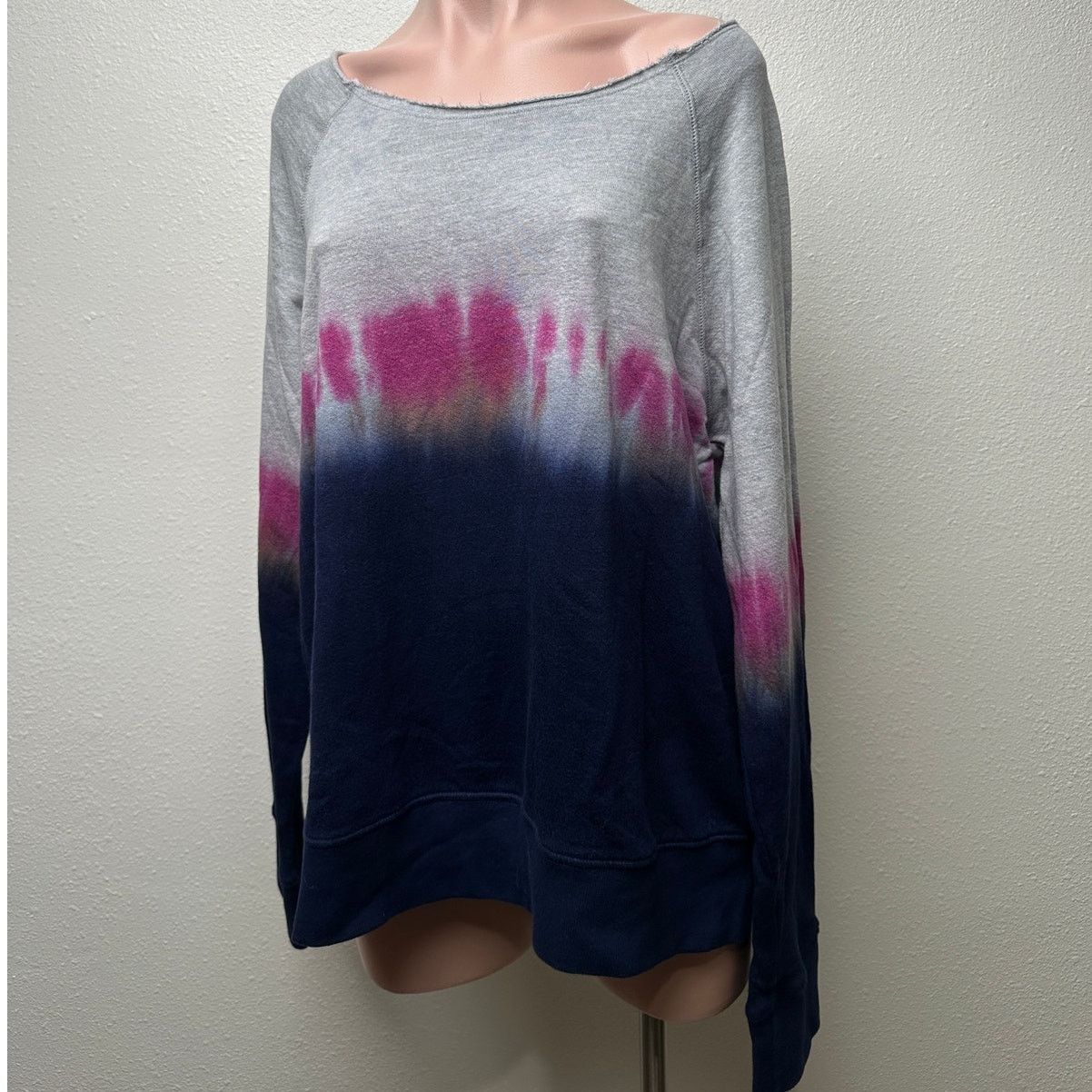 Sundry Sundry Sweater Gray Tie Dye Women US 4 Pullover Size S / US 4 / IT 40 - 2 Thumbnail