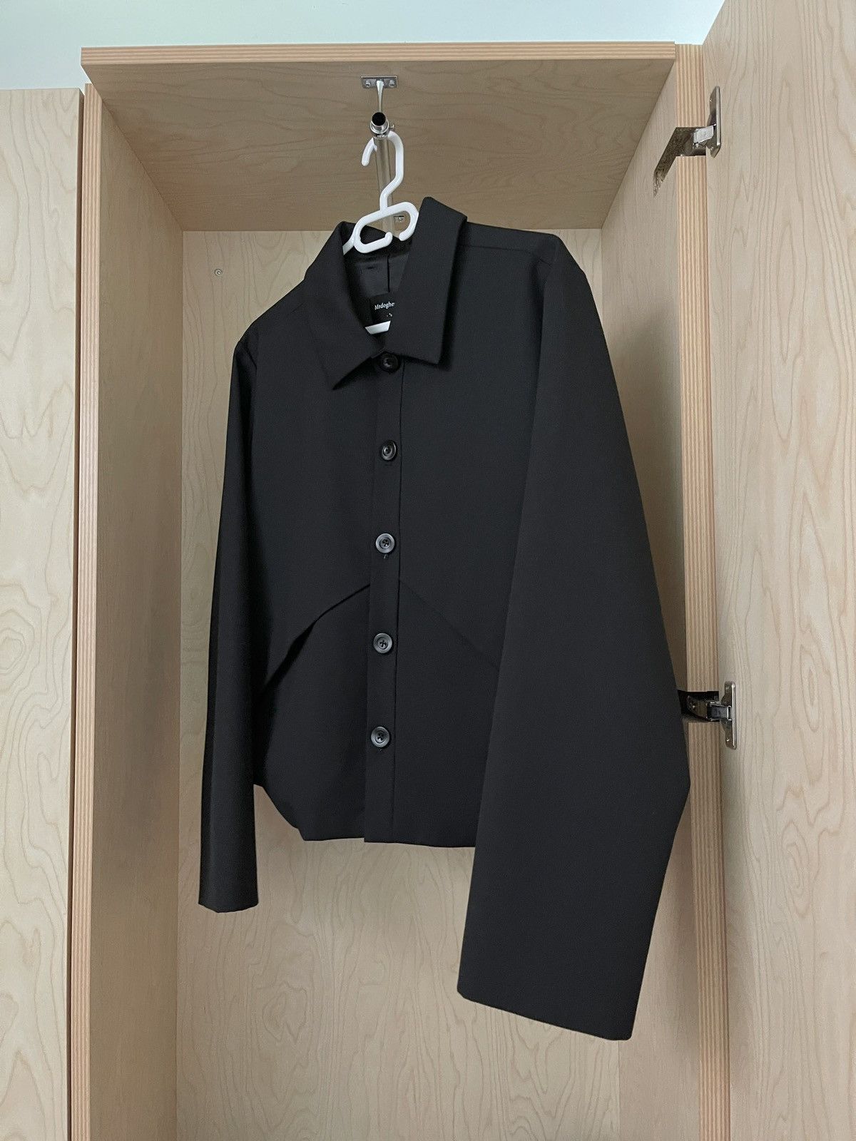 image of Avant Garde Mrdoghead01 Incubation Phase. 4 Triangle Jacket in Black, Men's (Size Medium)