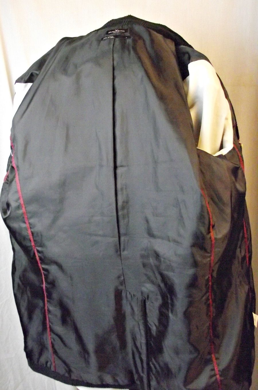 Marc Ecko NEW Mens Textured Corduroy Blazer Black Medium-Large Size 42R - 8 Thumbnail
