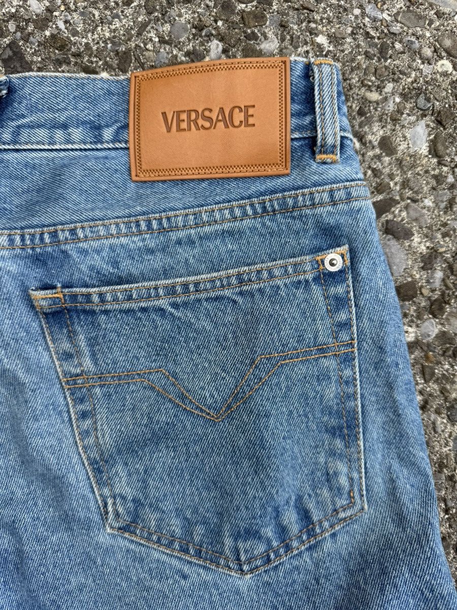 Versace Versace light blue denim Size US 31 - 4 Thumbnail