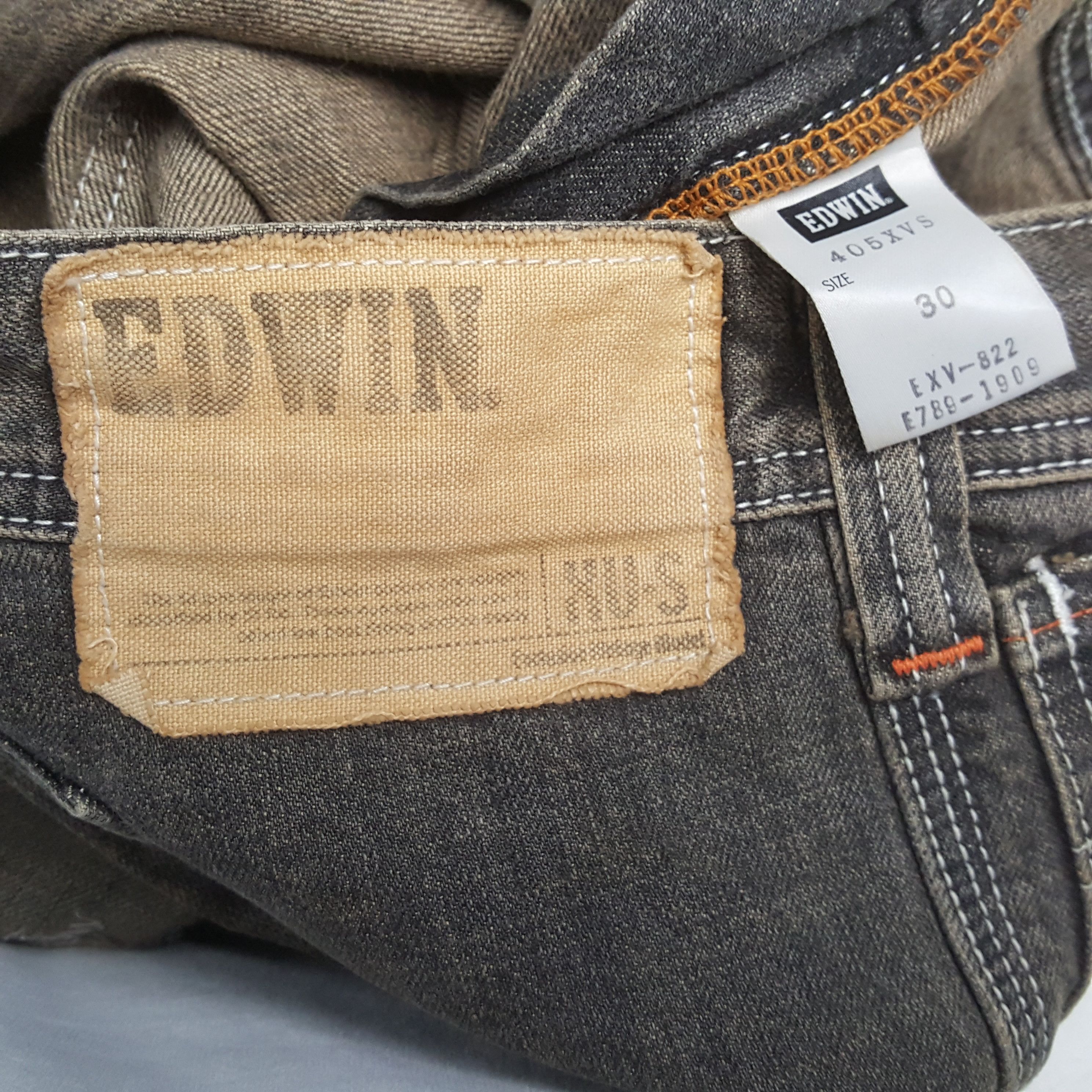 Edwin × Vintage EDWIN Streetwear Fashion Style Distressed Jeans Size US 33 - 14 Thumbnail