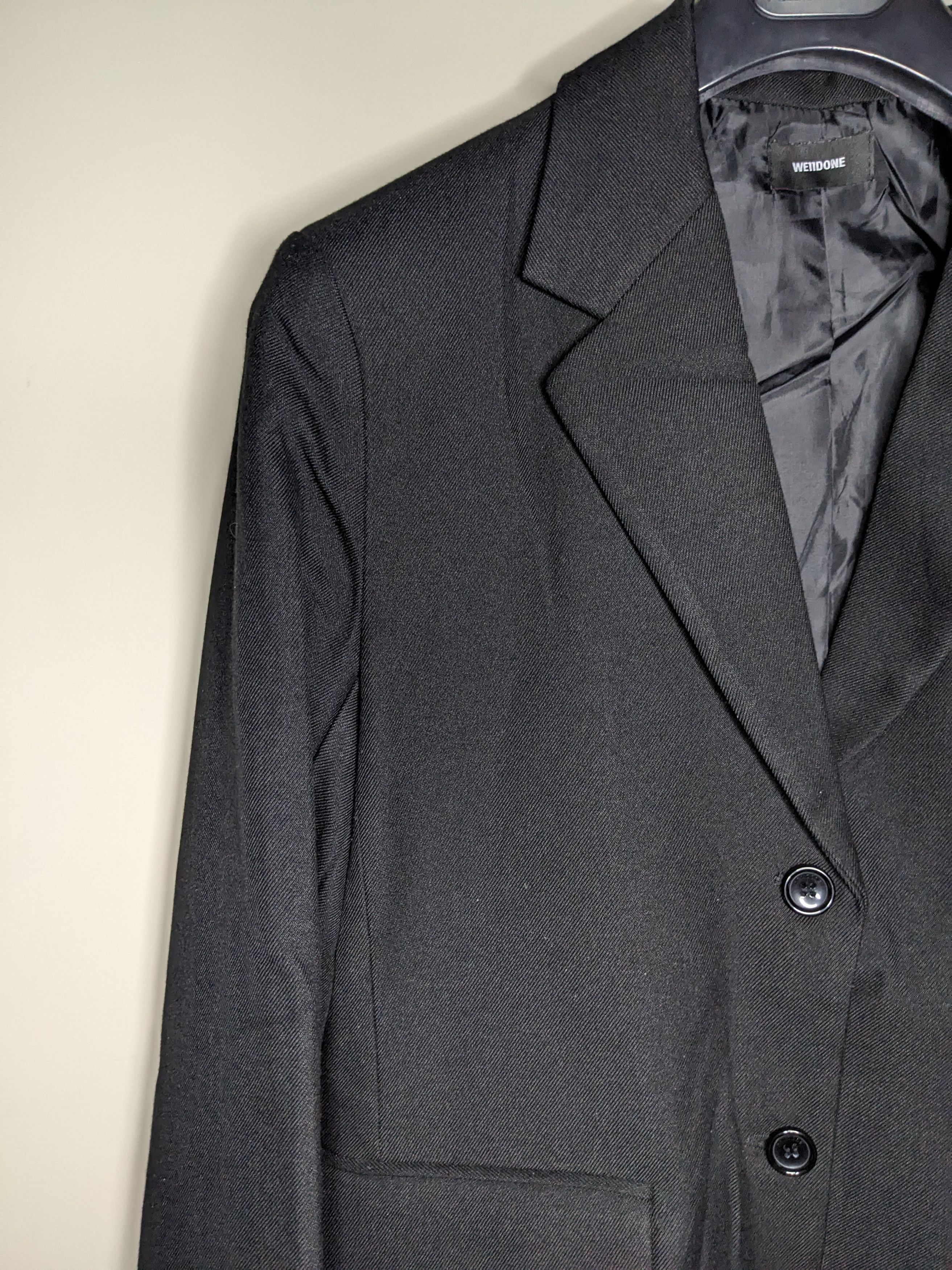 WE11DONE We11done Rhinestone Logo Blazer Flare Elbow Unisex Medium Size US M / EU 48-50 / 2 - 4 Thumbnail