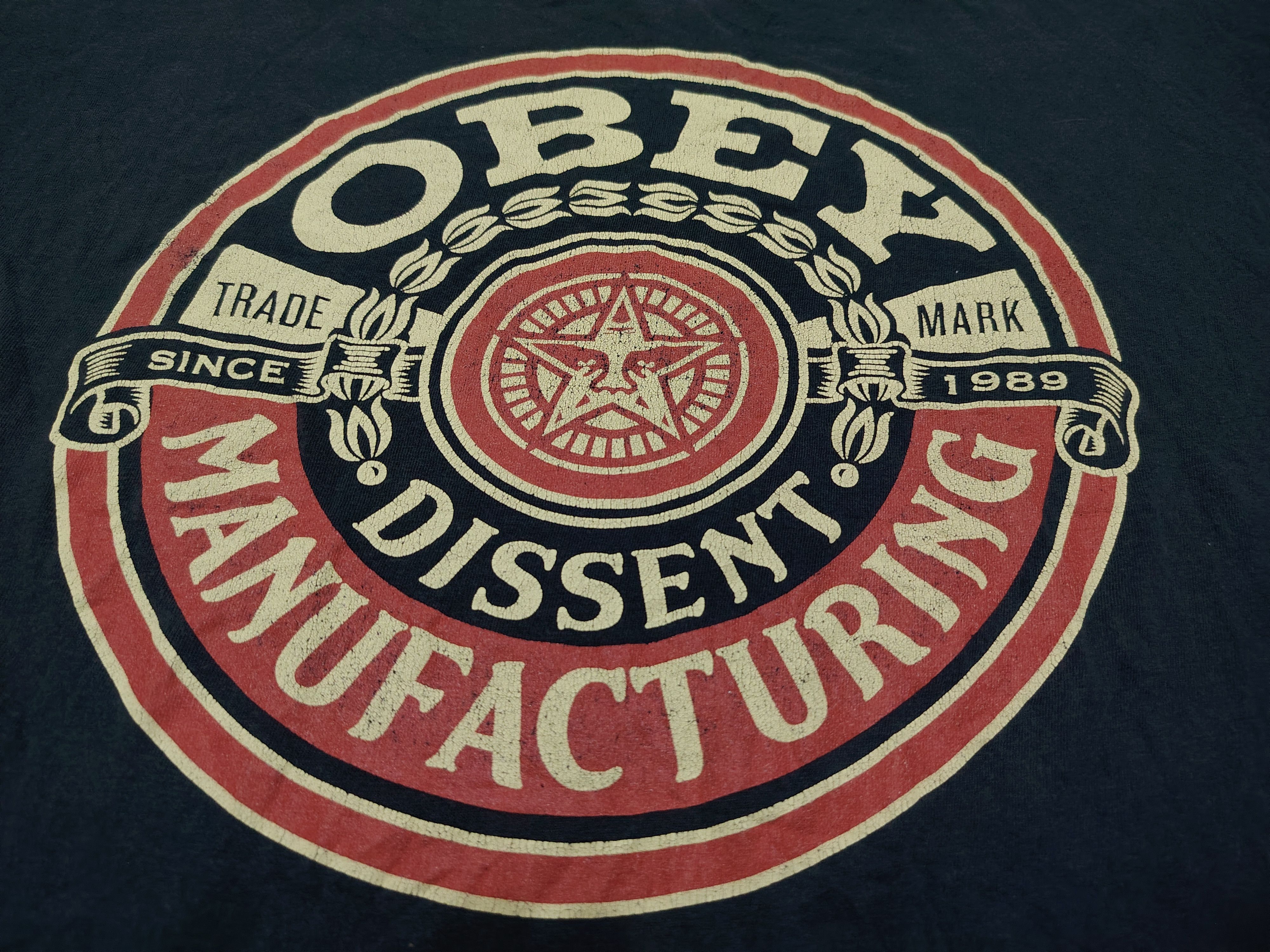 Obey Rare!!! Obey Dissent T shirt Size US L / EU 52-54 / 3 - 7 Thumbnail