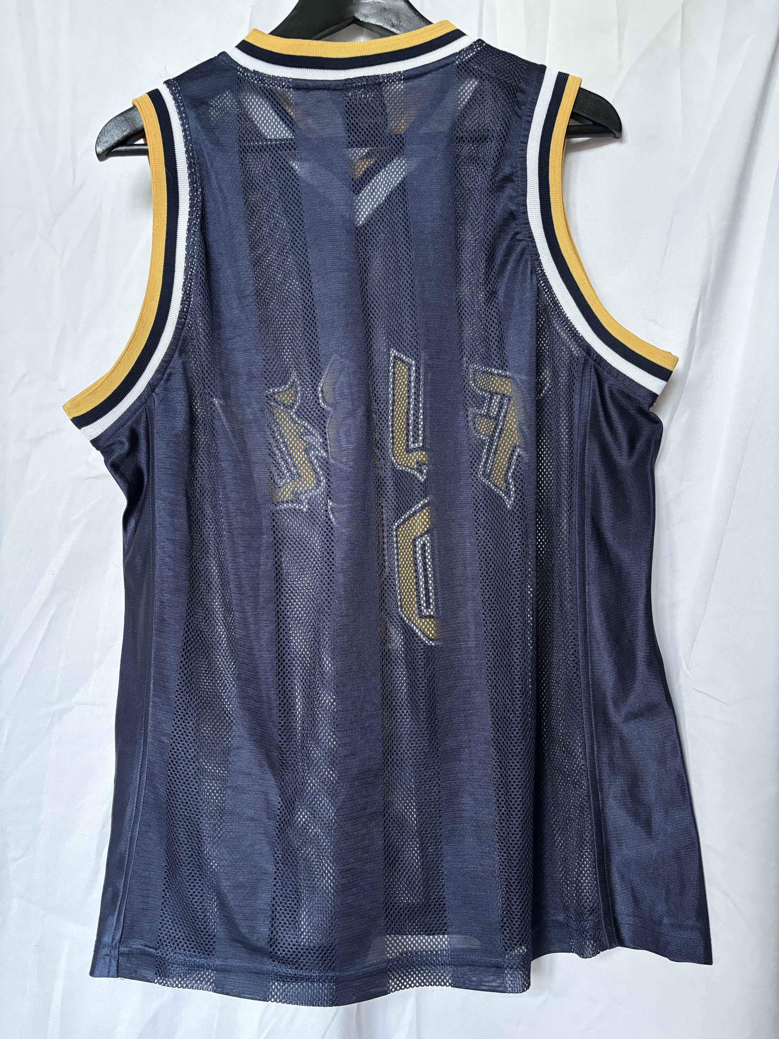 Fubu Vintage FUBU Jersey Tank Top - Navy/Yellow Size US L / EU 52-54 / 3 - 3 Thumbnail