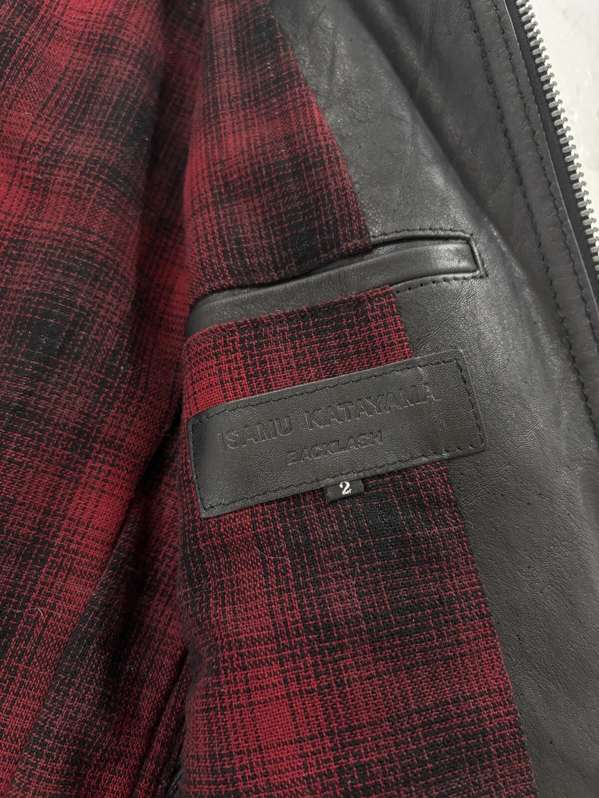 Isamu Katayama Backlash Isamu Katayama Flannel Linned Leather Jacket Size US M / EU 48-50 / 2 - 7 Thumbnail