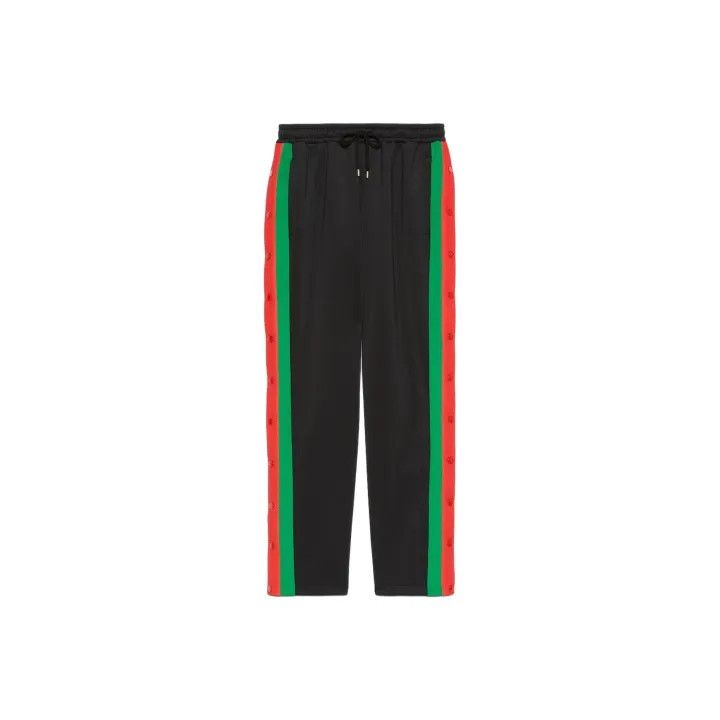 Gucci Gucci FW22 Color-Blocked Drawstring Knit Pants Size US 27 - 1 Thumbnail