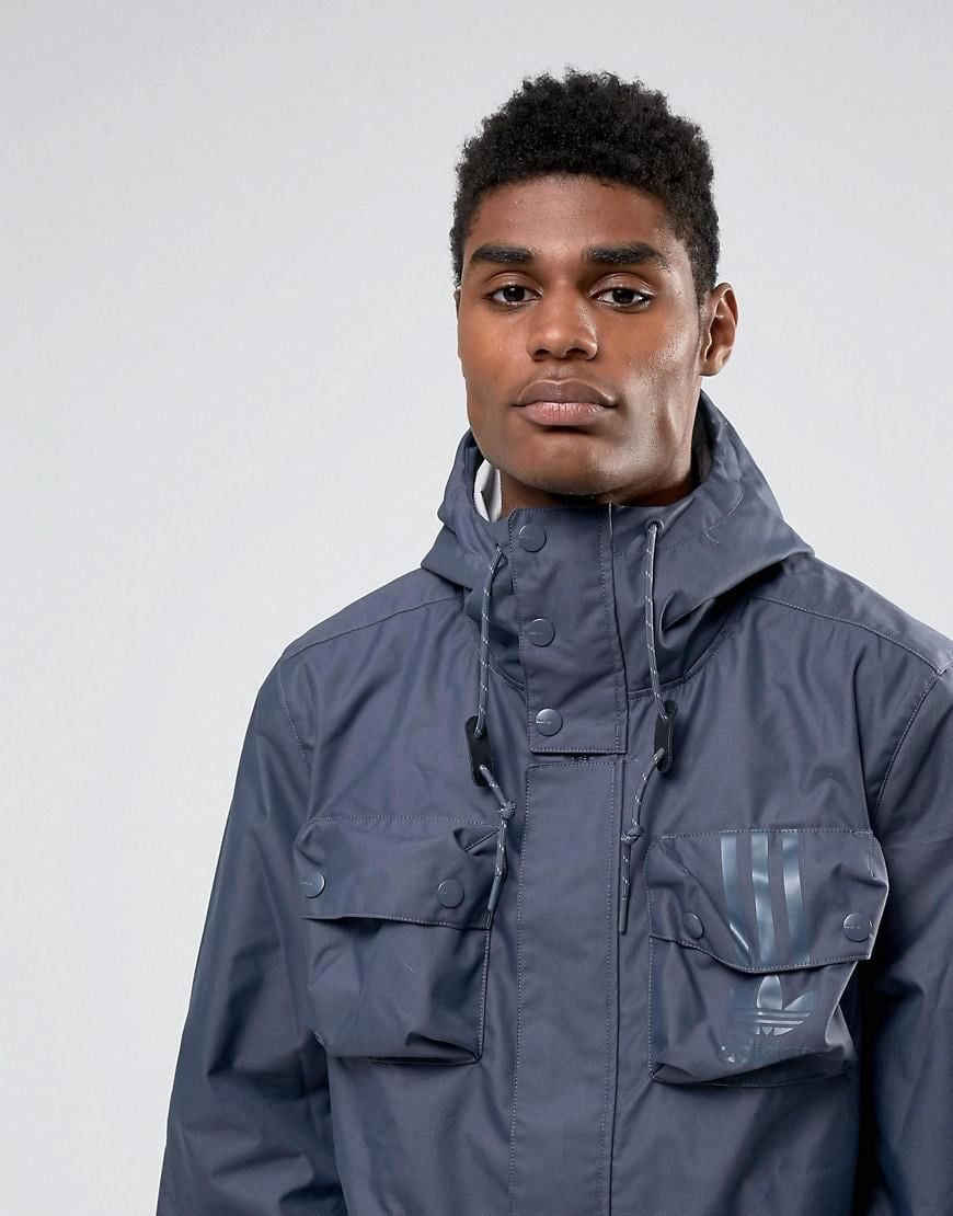 Adidas × Japanese Brand New Adidas Utility Hooded Parka Casuals Style Size US S / EU 44-46 / 1 - 7 Thumbnail