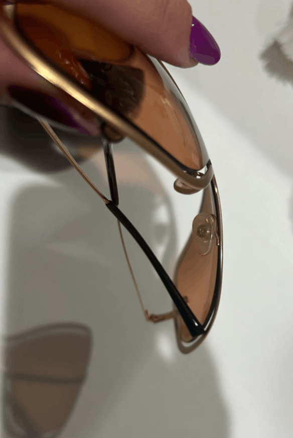 Chanel CHANEL Sunglasses 4031 Rimless Rhinestone 4017 Vintage Size ONE SIZE - 2 Thumbnail