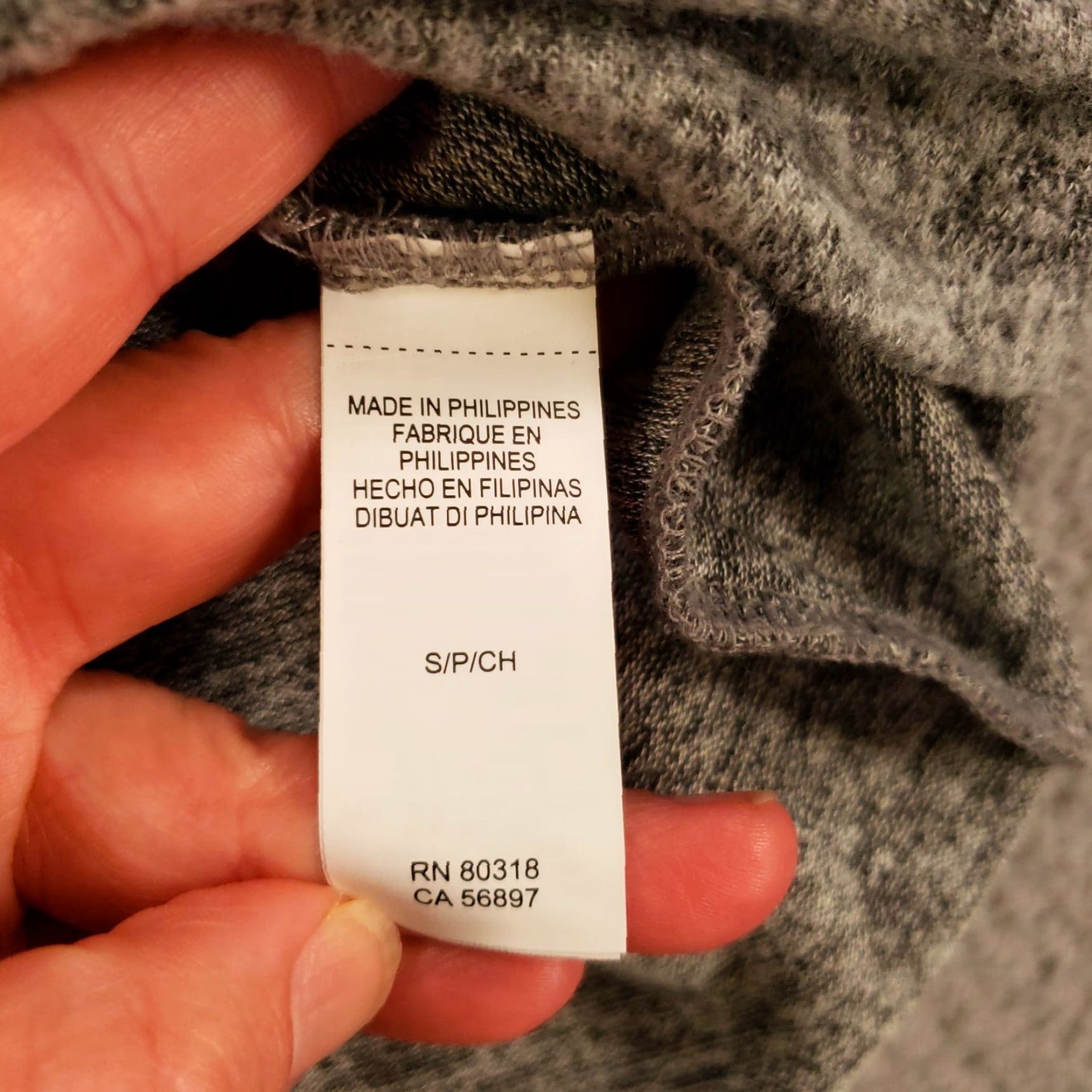 Lucky Brand New Lucky Brand Blouse Top Gray Heathered Flared Bell Flutter Sleeve NWT Size Small Womens Size S / US 4 / IT 40 - 4 Thumbnail