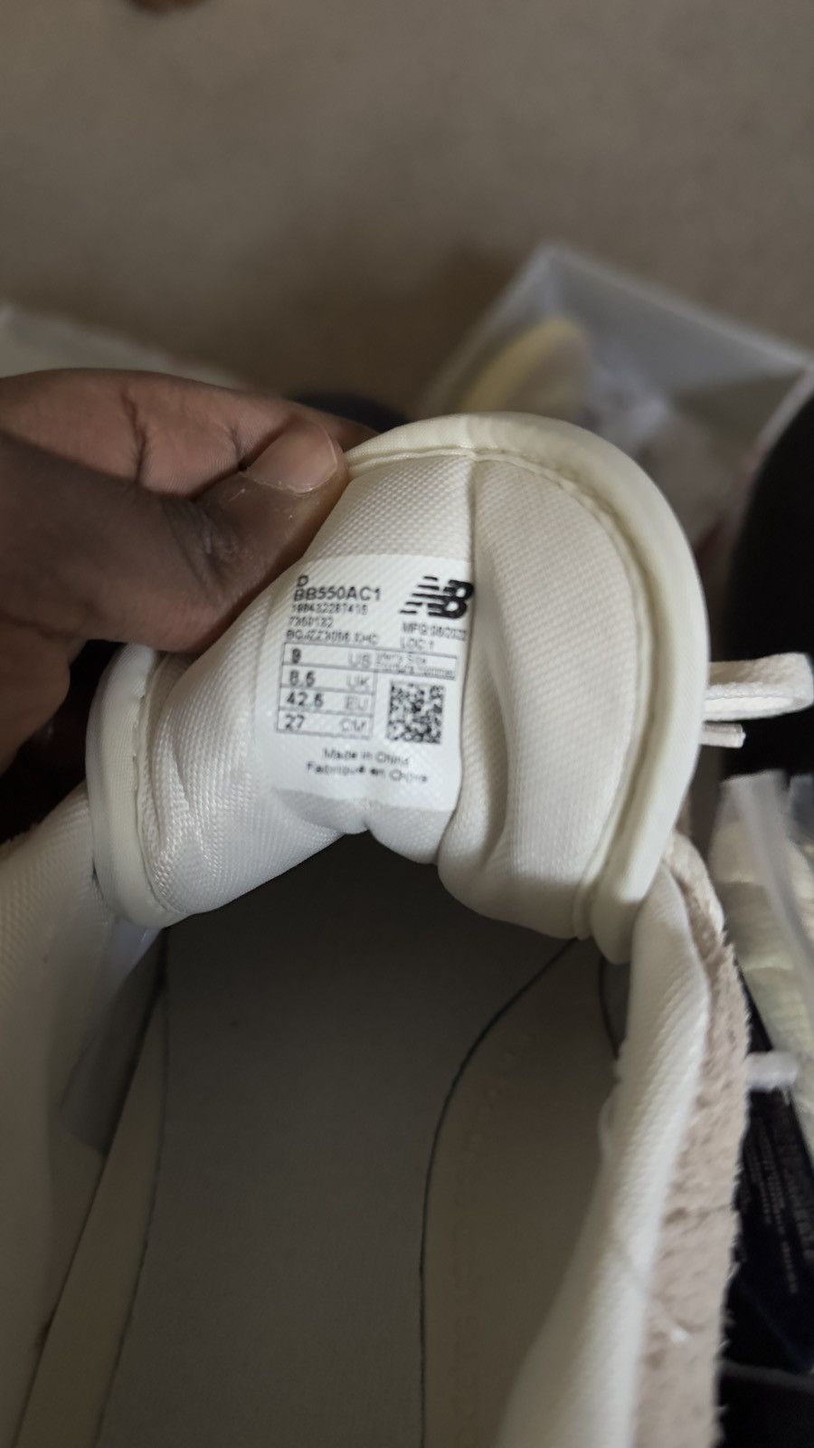 Aime Leon Dore × New Balance New balance x ALD 550 off white colorway Size US 9 / EU 42 - 3 Thumbnail