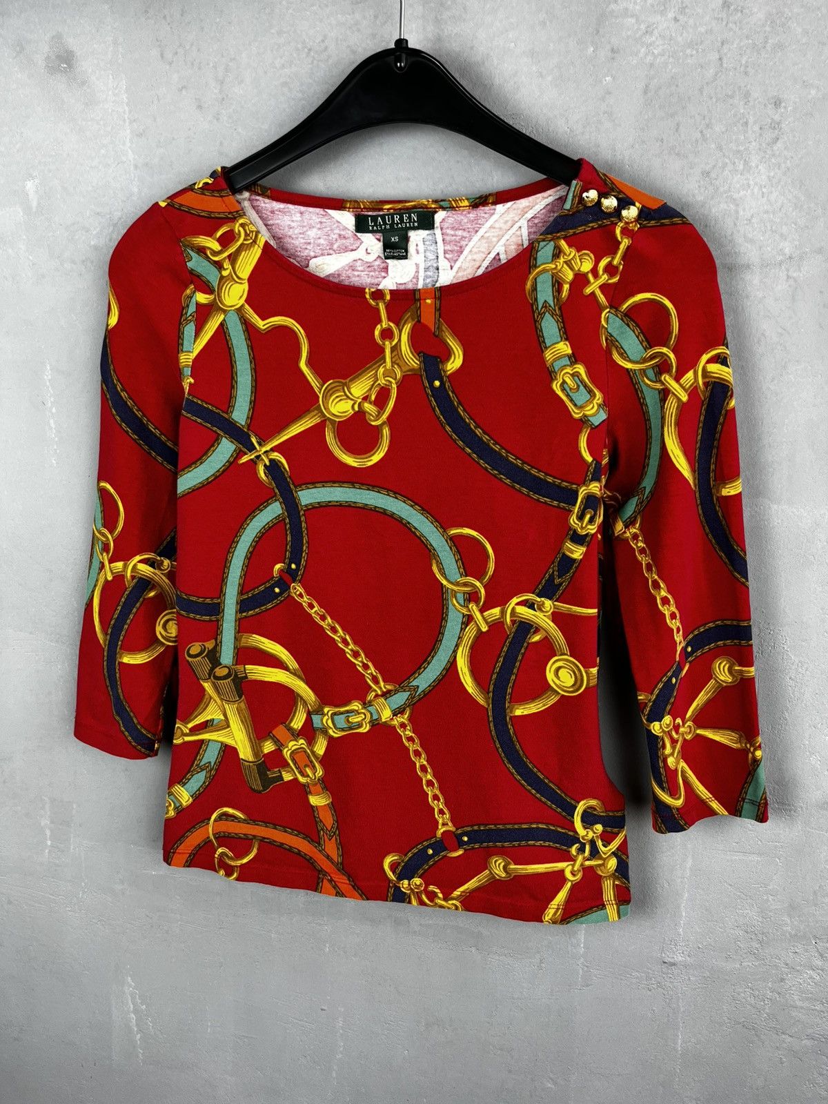 Polo Ralph Lauren × Ralph Lauren × Vintage Ralph Laure Women’s long Sleeve vintage rare 90s Size XS / US 0-2 / IT 36-38 - 1 Thumbnail