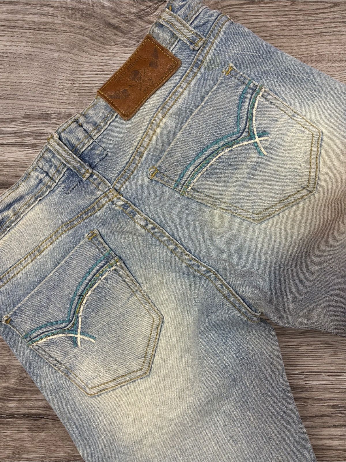 Seditionaries Japan Day Moon by Lolita Distress Punk Bondage Jeans Size 29" - 7 Thumbnail