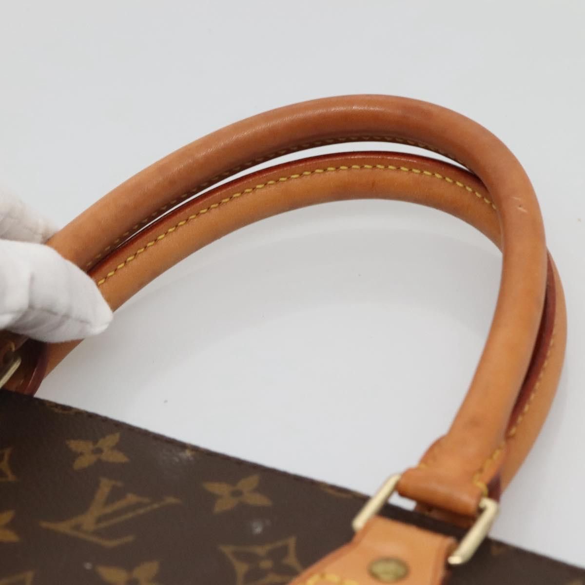 Louis Vuitton LOUIS VUITTON Monogram Sac Plat Hand Bag M51140 Size ONE SIZE - 8 Thumbnail