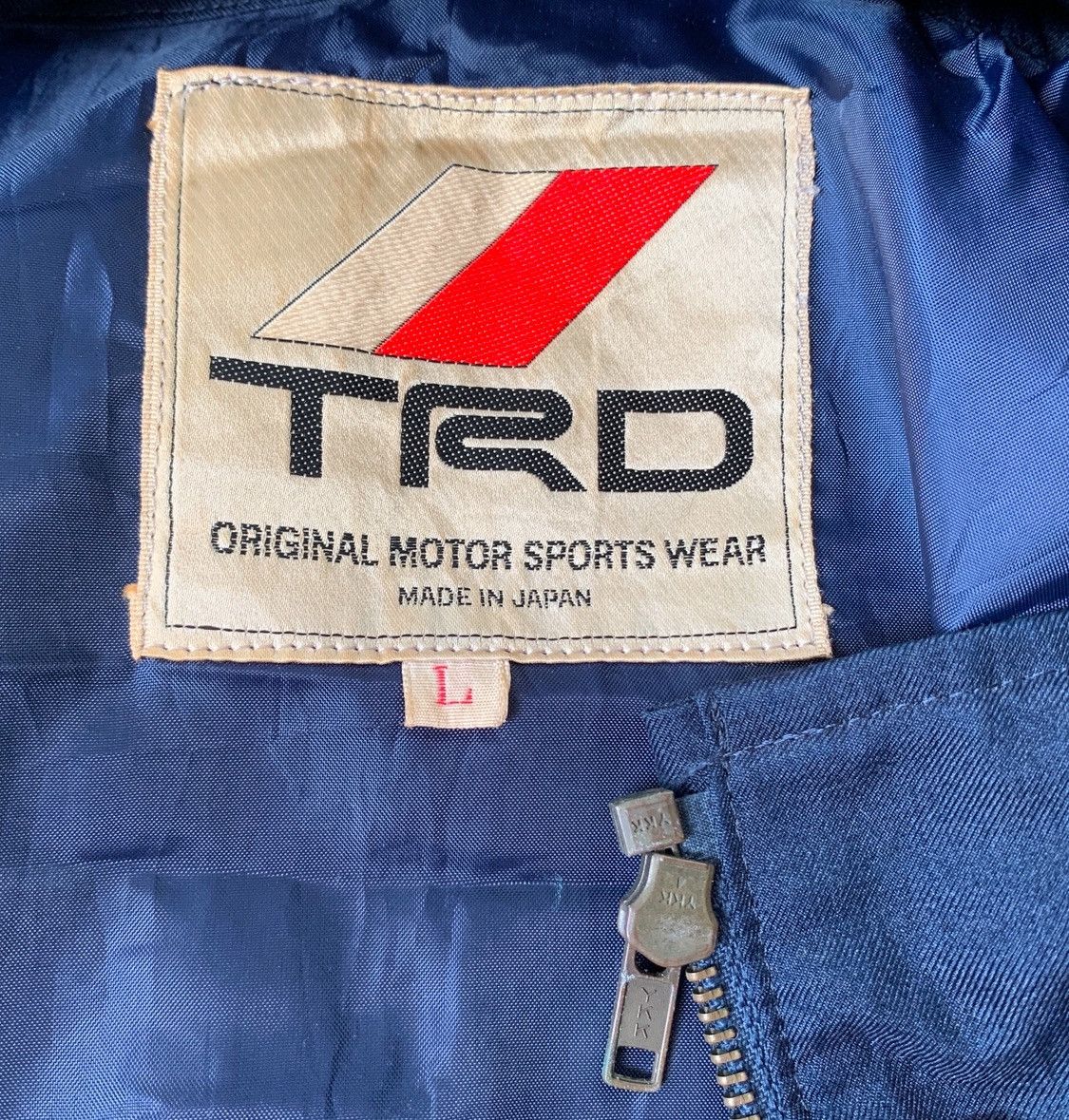 Vintage Vintage 90s Toyota Motorsport Navy Jacket Nylon Embroidered Size US M / EU 48-50 / 2 - 10 Thumbnail