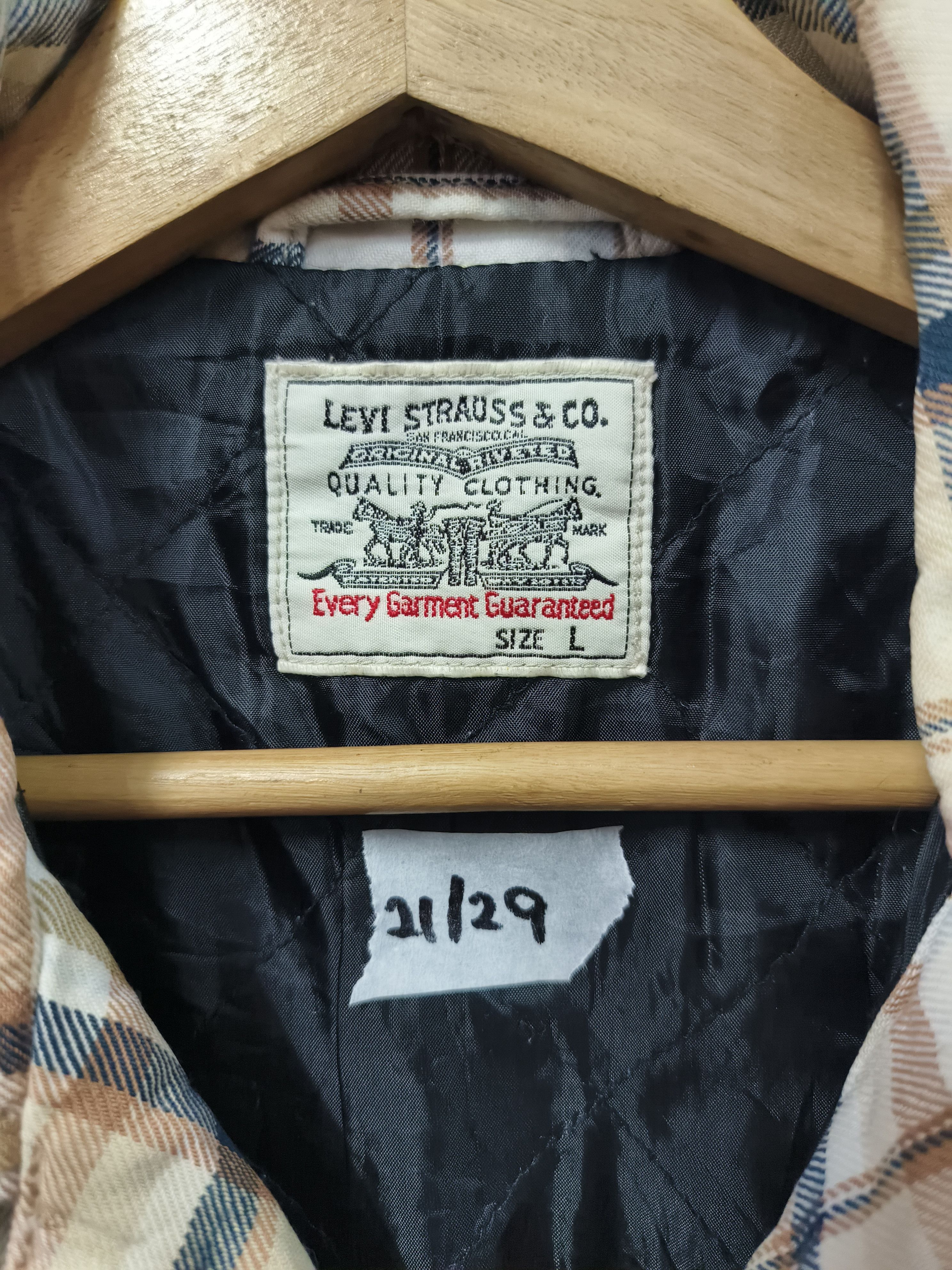 Levi's LEVIS PLAID UTILITY CHORE JACKET WORKERS Size US L / EU 52-54 / 3 - 8 Thumbnail