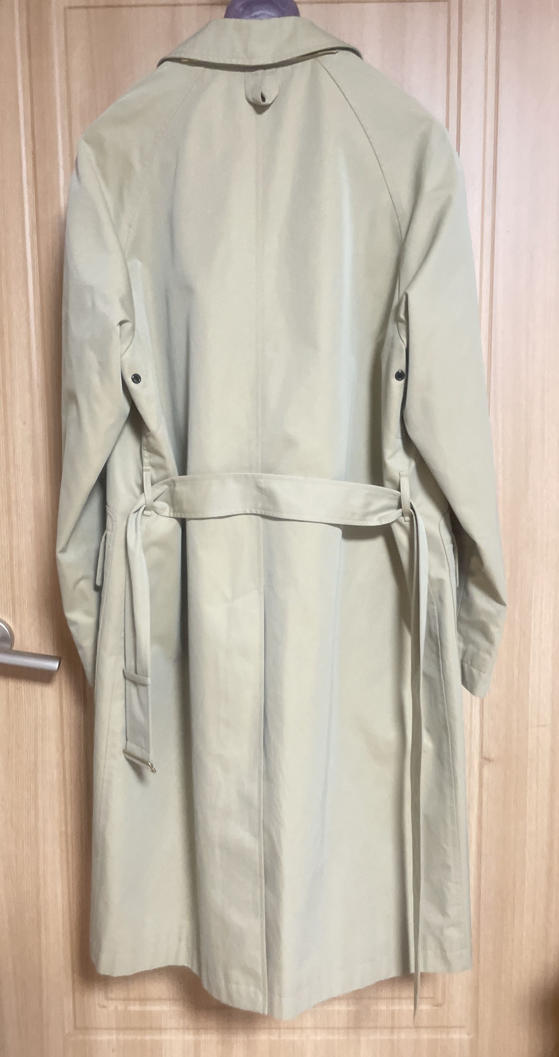 Drake's Drakes Cotton Raglan beige Rain Mac coat Size US S / EU 44-46 / 1 - 5 Thumbnail