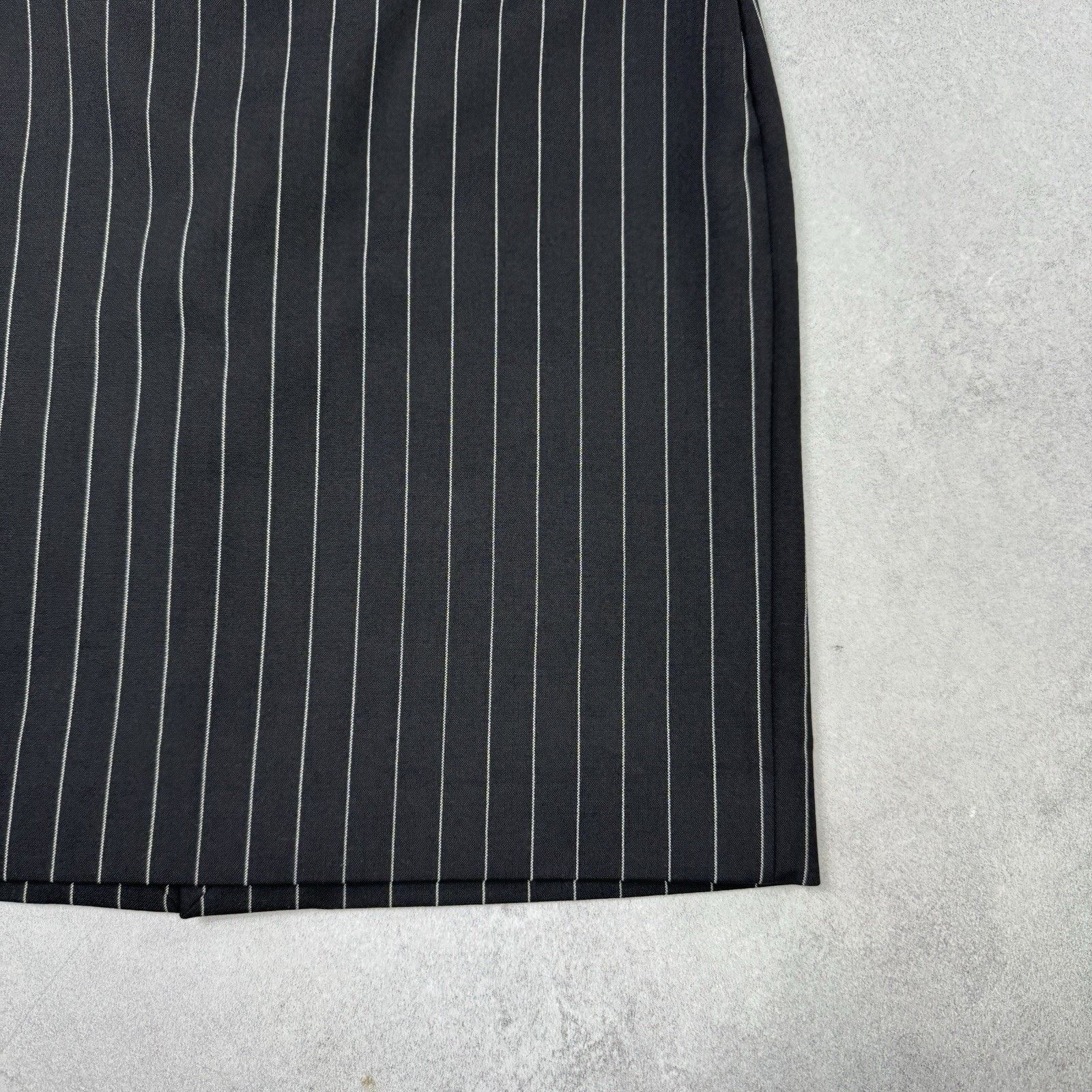 Balenciaga Balenciaga New Midi Striped Skirt Black Size 40 Size 28" / US 6 / IT 42 - 7 Thumbnail