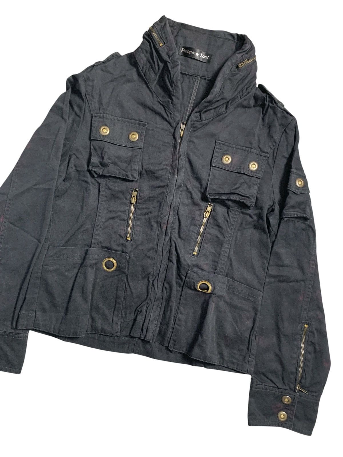 14th Addiction PRESQUE TOT MULTI ZIPPER HOODIE JACKET GOA IFSIX LGB STYLE Size US L / EU 52-54 / 3 - 2 Thumbnail