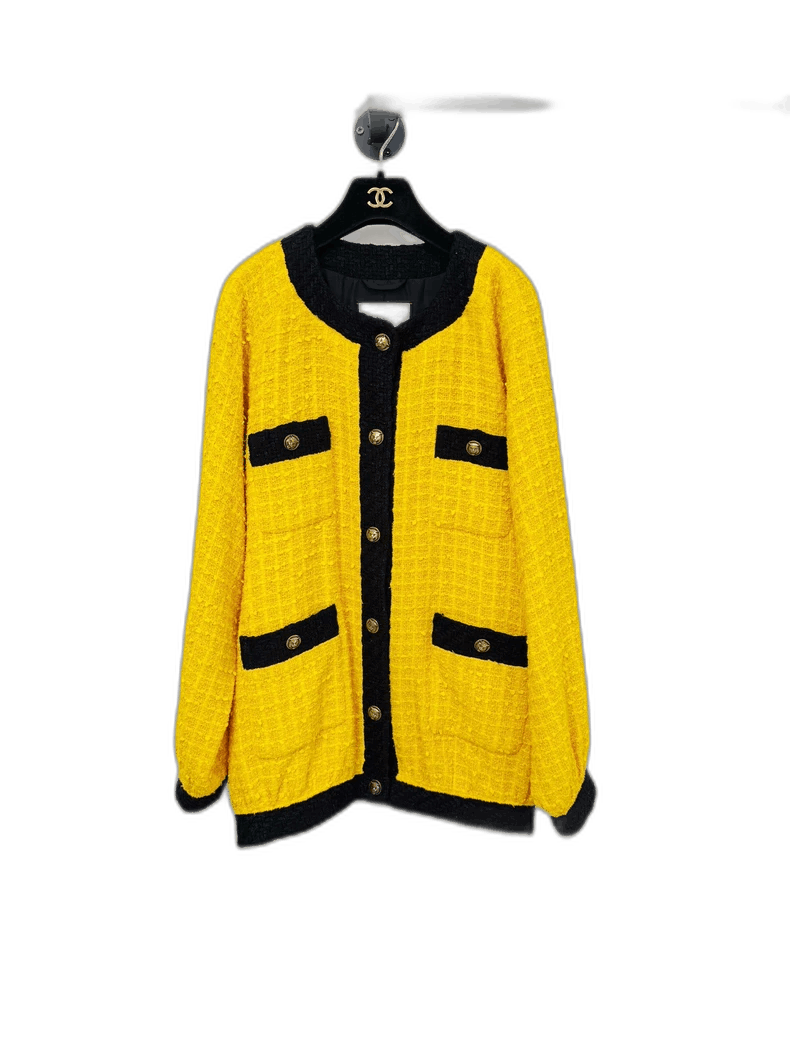 Gucci Gucci Woven Jacket in Yellow and Black Size M / US 6-8 / IT 42-44 - 1 Thumbnail