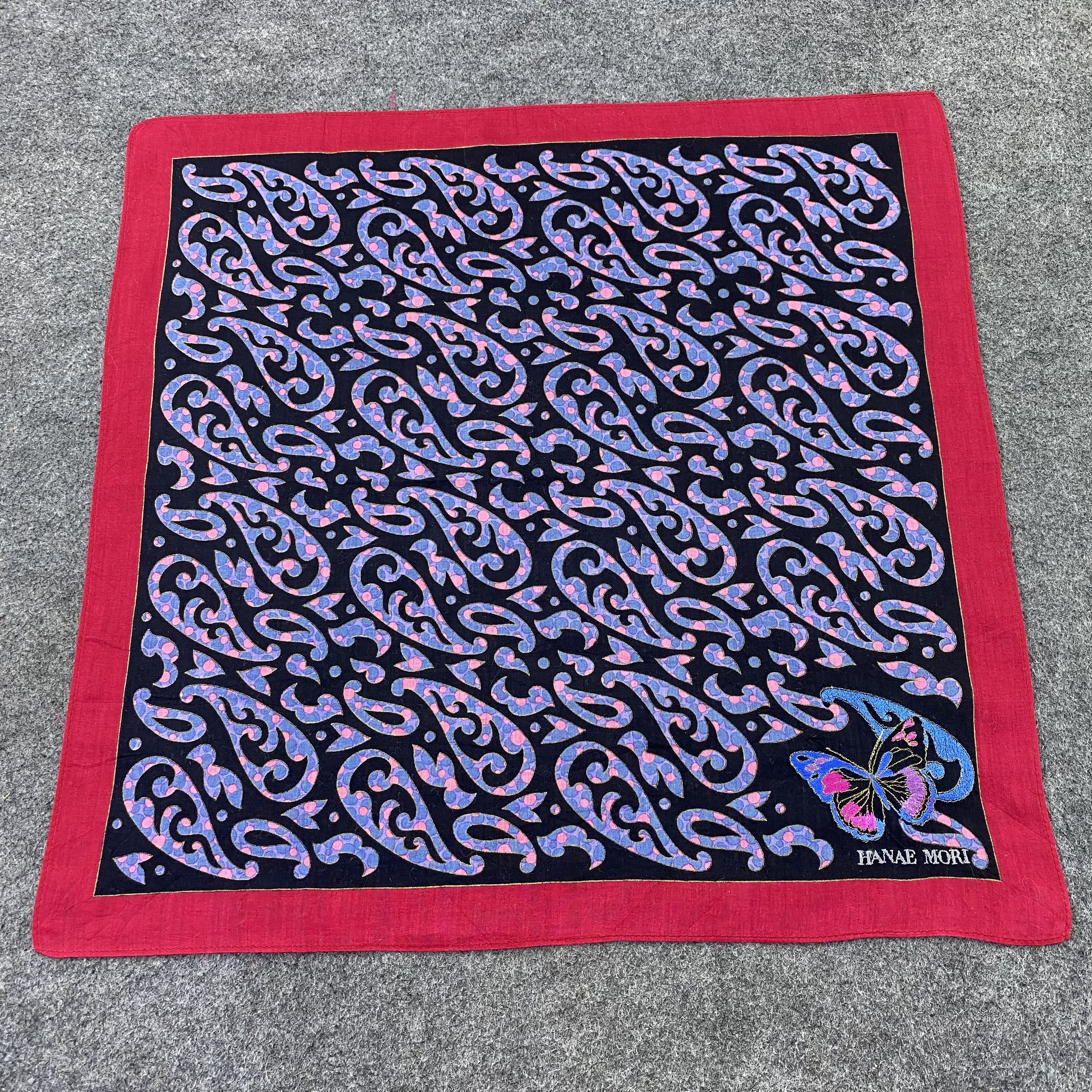 Hanae Mori Hanae Mori Handkerchief / Bandana / Neckerchief-B1291 Size ONE SIZE - 3 Thumbnail