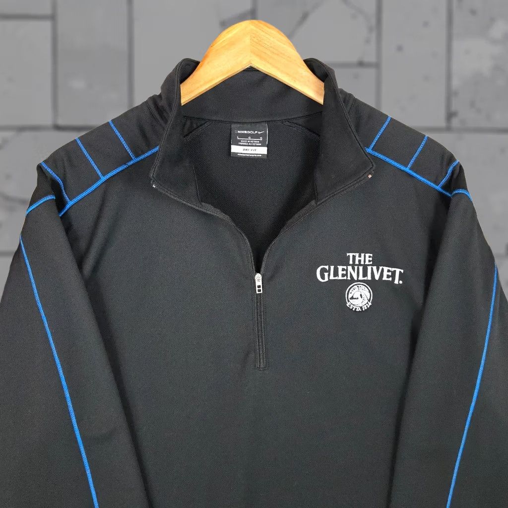 Nike NIKE GOLF x GLENLIVET SCOTCH WHISKEY Mens Large 1/4 Zip Pullover Thick Woven Jacket Coat Windbreaker Pullover Dri-Fit Size US L / EU 52-54 / 3 - 1 Thumbnail
