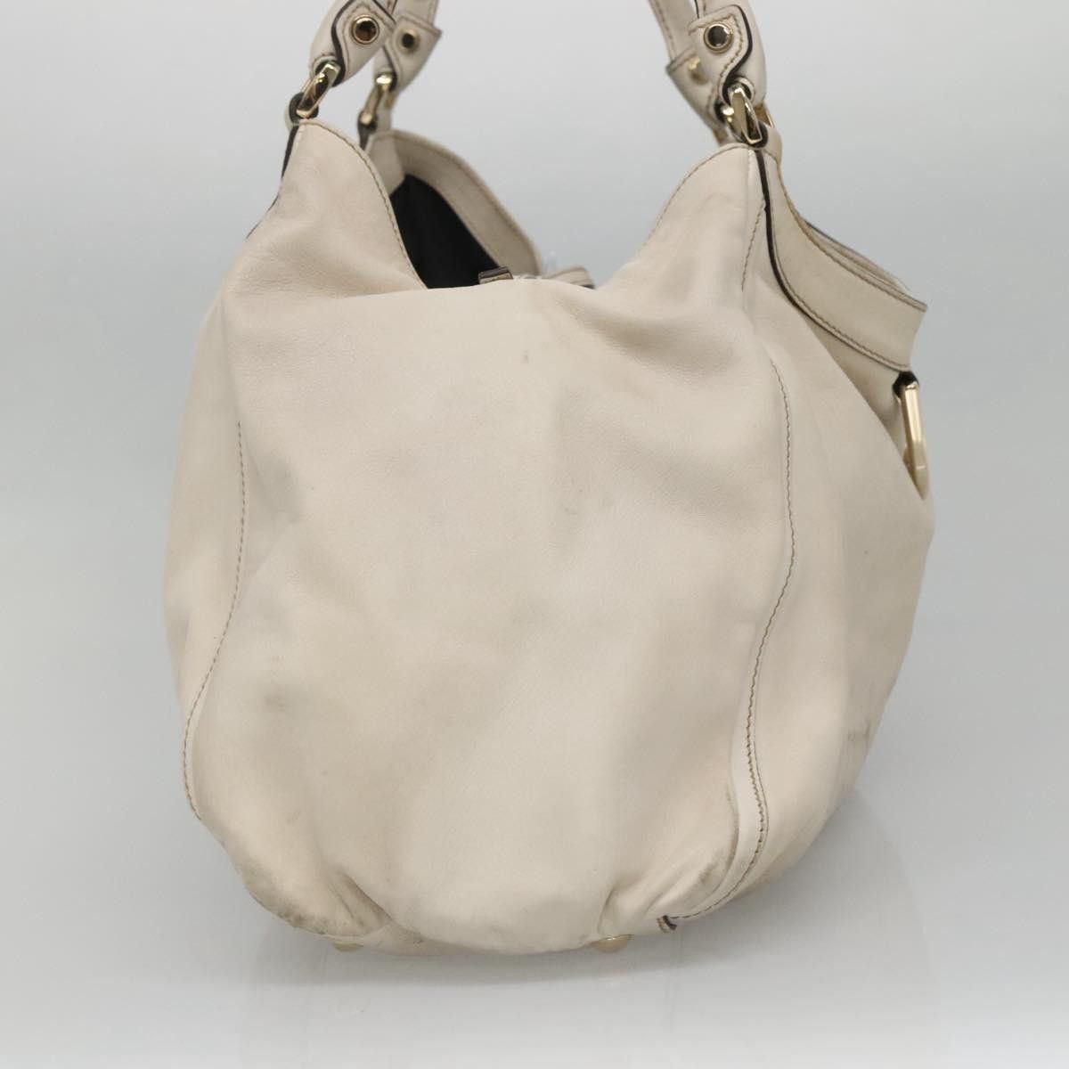 Gucci GUCCI Tote Bag Leather Ivory Gold Size ONE SIZE - 4 Thumbnail