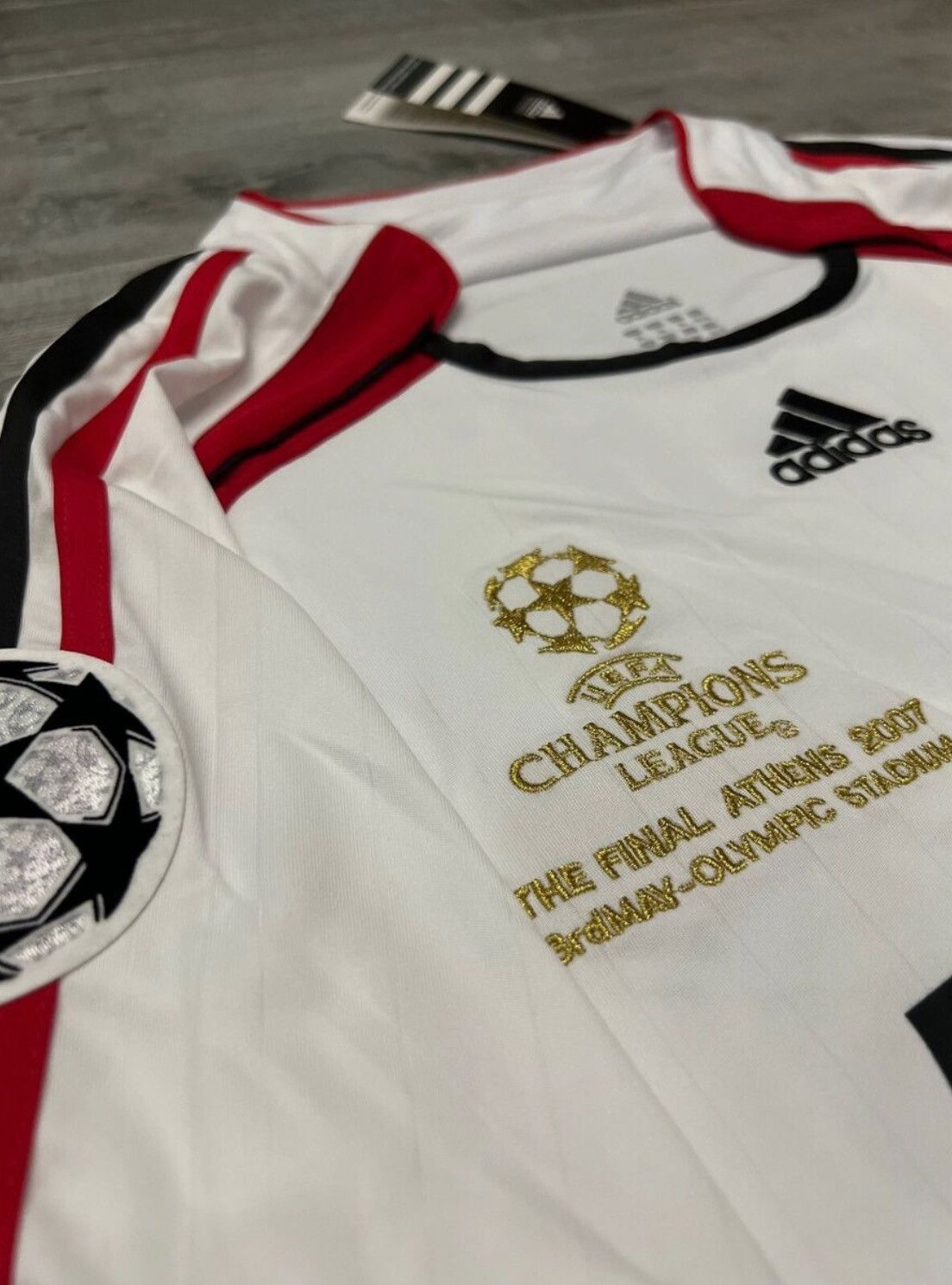 Adidas AC Milan 2006-07 Kaka #22 Away Jersey Milan Jersey Size US XXL / EU 58 / 5 - 3 Thumbnail
