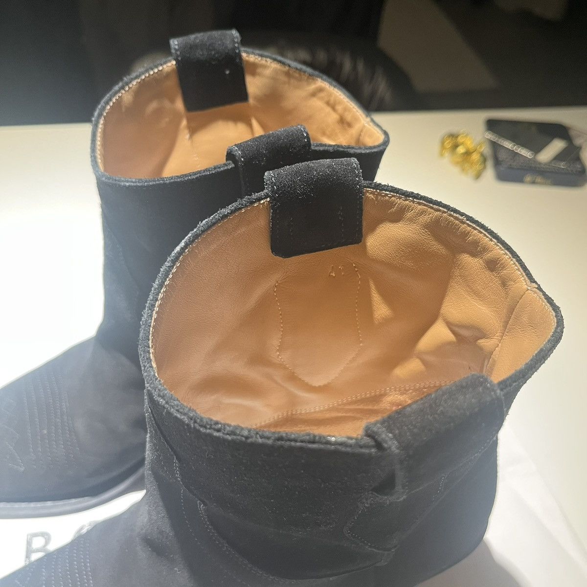 Maison Margiela Suede Cowboy Boots Size US 8 / EU 41 - 8 Thumbnail