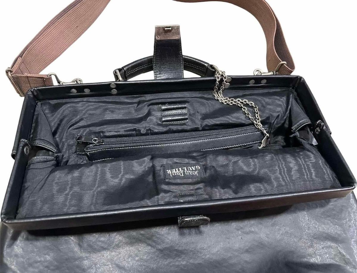 Gaultier Homme Objet × Jean Paul Gaultier 🔥Vintage Jean Paul Gautier Doctor Bag Leather Boston Bag JPG Size ONE SIZE - 14 Thumbnail