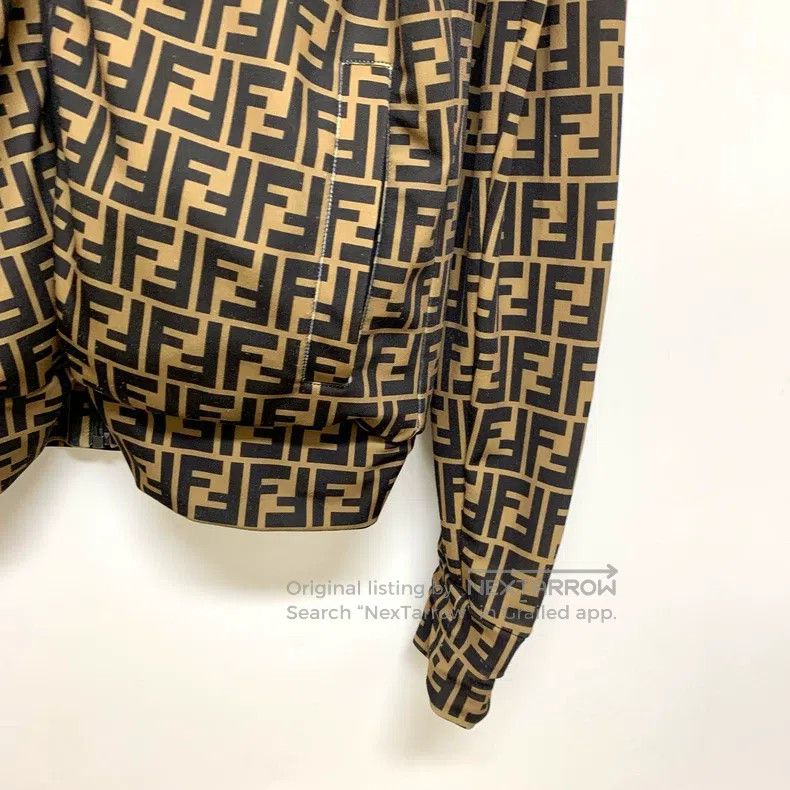 Fendi Fendi Double F Printed Jacket Size US XL / EU 56 / 4 - 8 Thumbnail