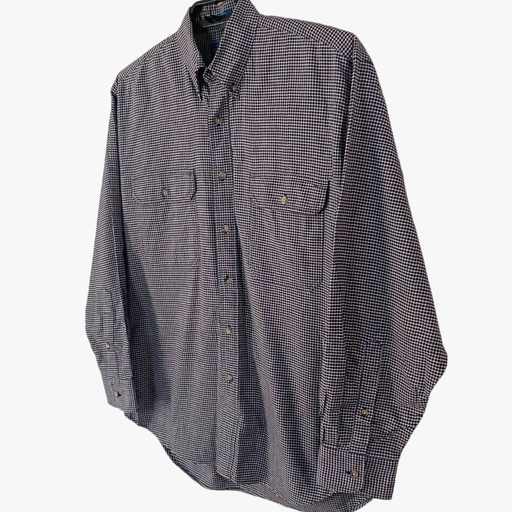 Pendleton Pendleton Button-Down Shirt Green Purple Micro Check Men Medium Size M Casual Shirt Mens Button-Up Size US M / EU 48-50 / 2 - 2 Thumbnail
