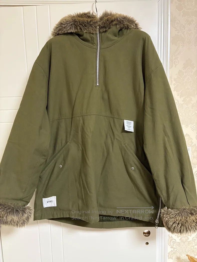 Wtaps Wtaps Capless jacket with half zipper and fur collar Size US XL / EU 56 / 4 - 1 Thumbnail