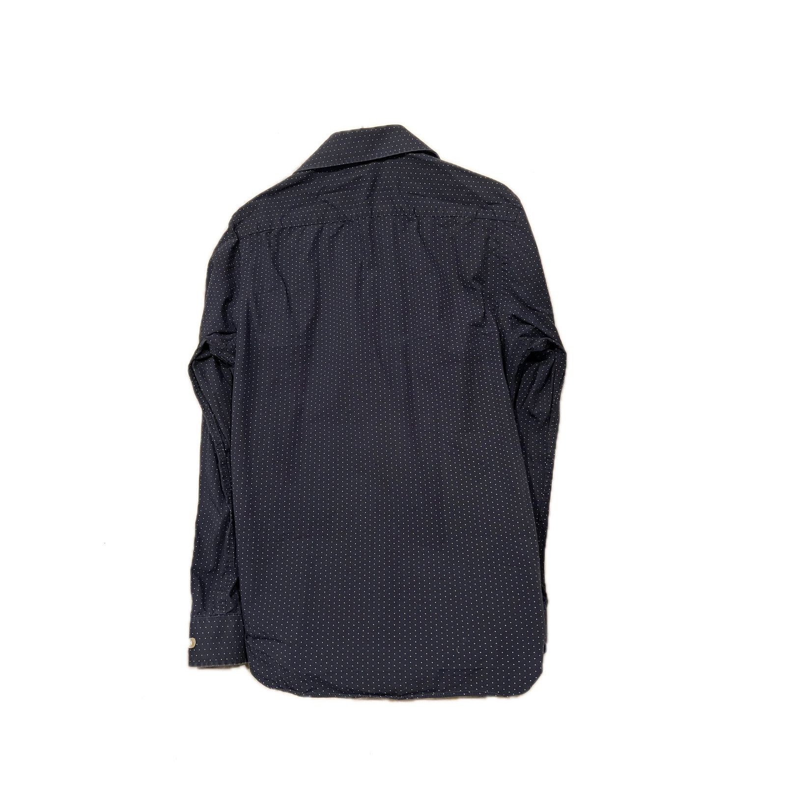 Michael Kors Michael Kors Polka Dot Black Dress Shirt Mens Med 15.5/34-35 Size US M / EU 48-50 / 2 - 2 Thumbnail