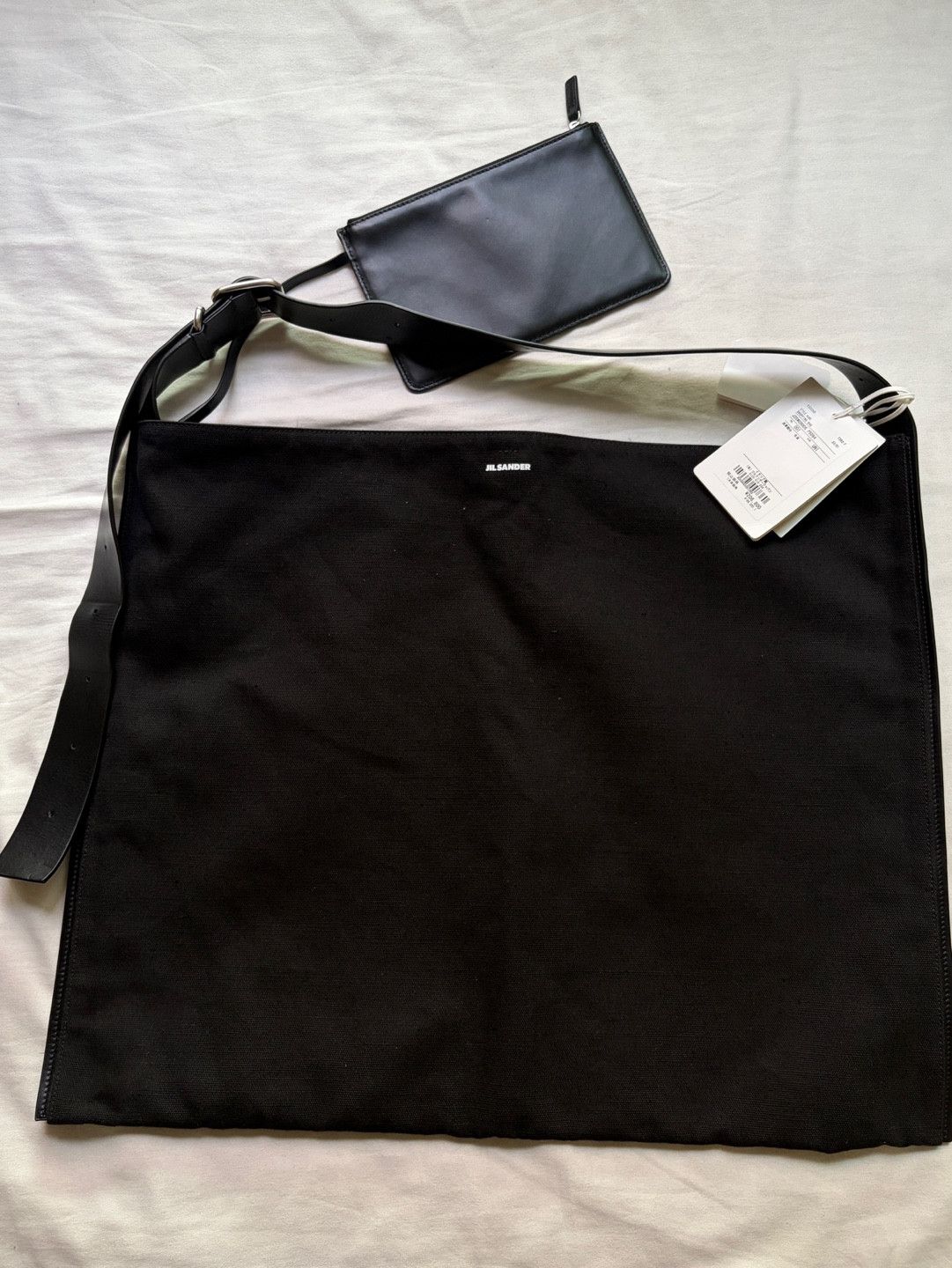 Jil Sander JIL SANDER Belted Tote Bag Hobo Flag croissant Lemaire Size ONE SIZE - 8 Thumbnail