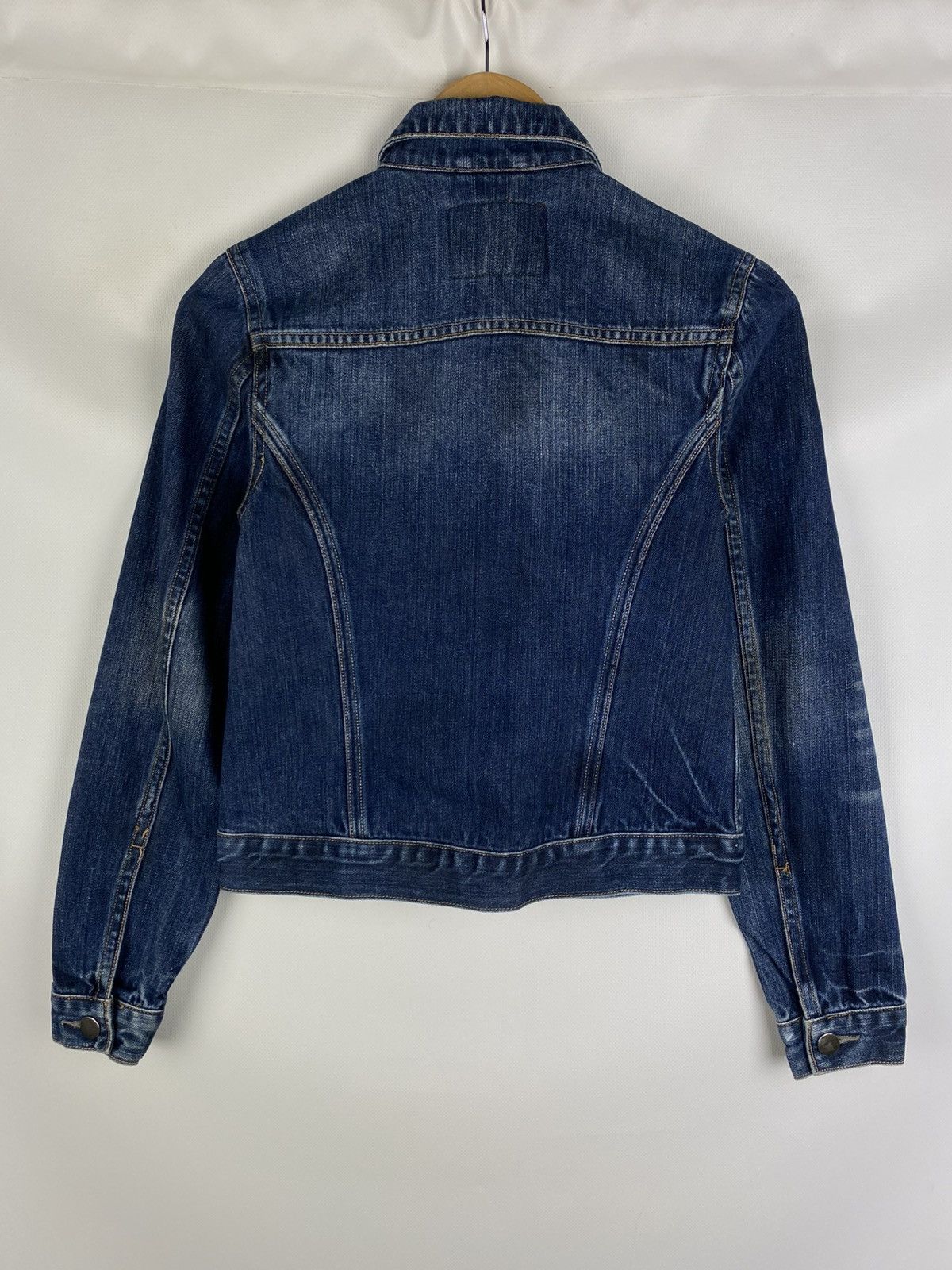 Allsaints × Japanese Brand Allsaints WMNS Easy Trucker ladies selvedge denim jacket Size M / US 6-8 / IT 42-44 - 13 Thumbnail